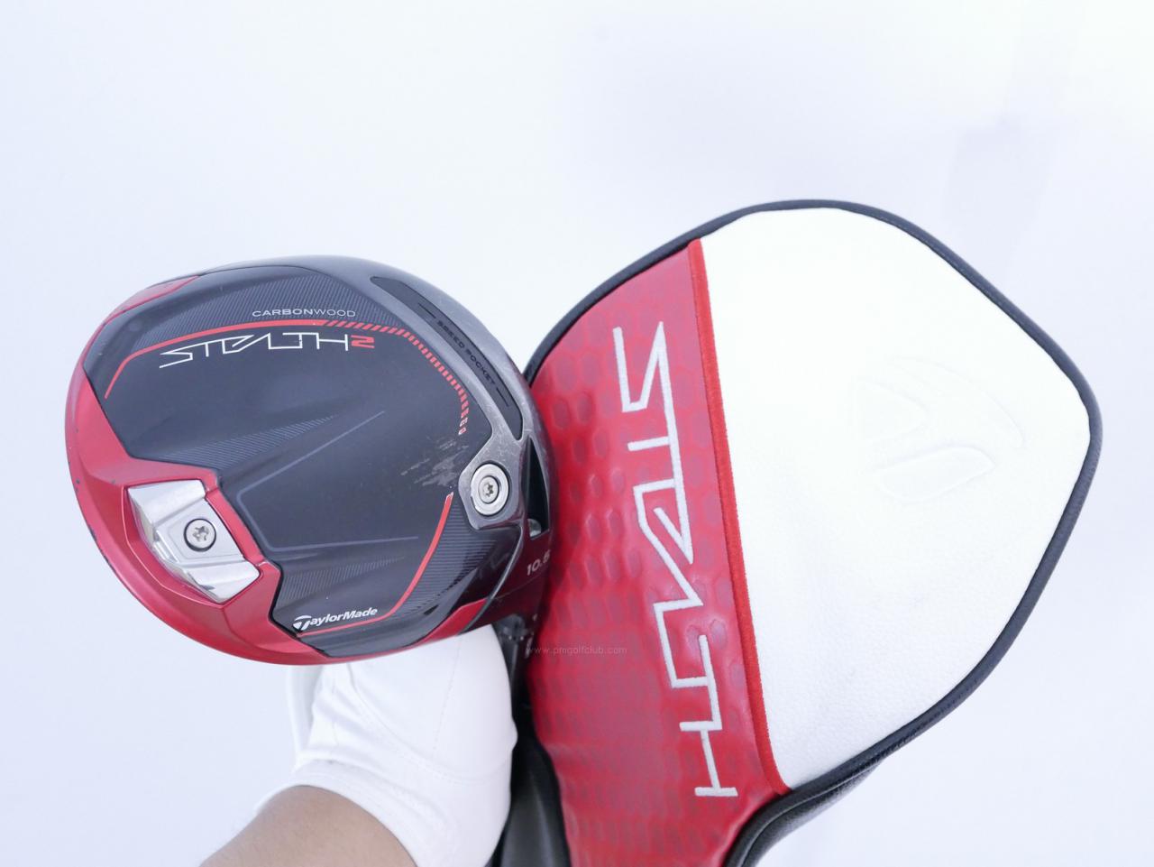 Driver : Taylormade : **มีบุบ** ไดรเวอร์ Taylormade Stealth 2 (รุ่นปี 2023) Loft 10.5 (ปรับได้) ก้าน Mitsubishi TENSEI TM50 Flex R