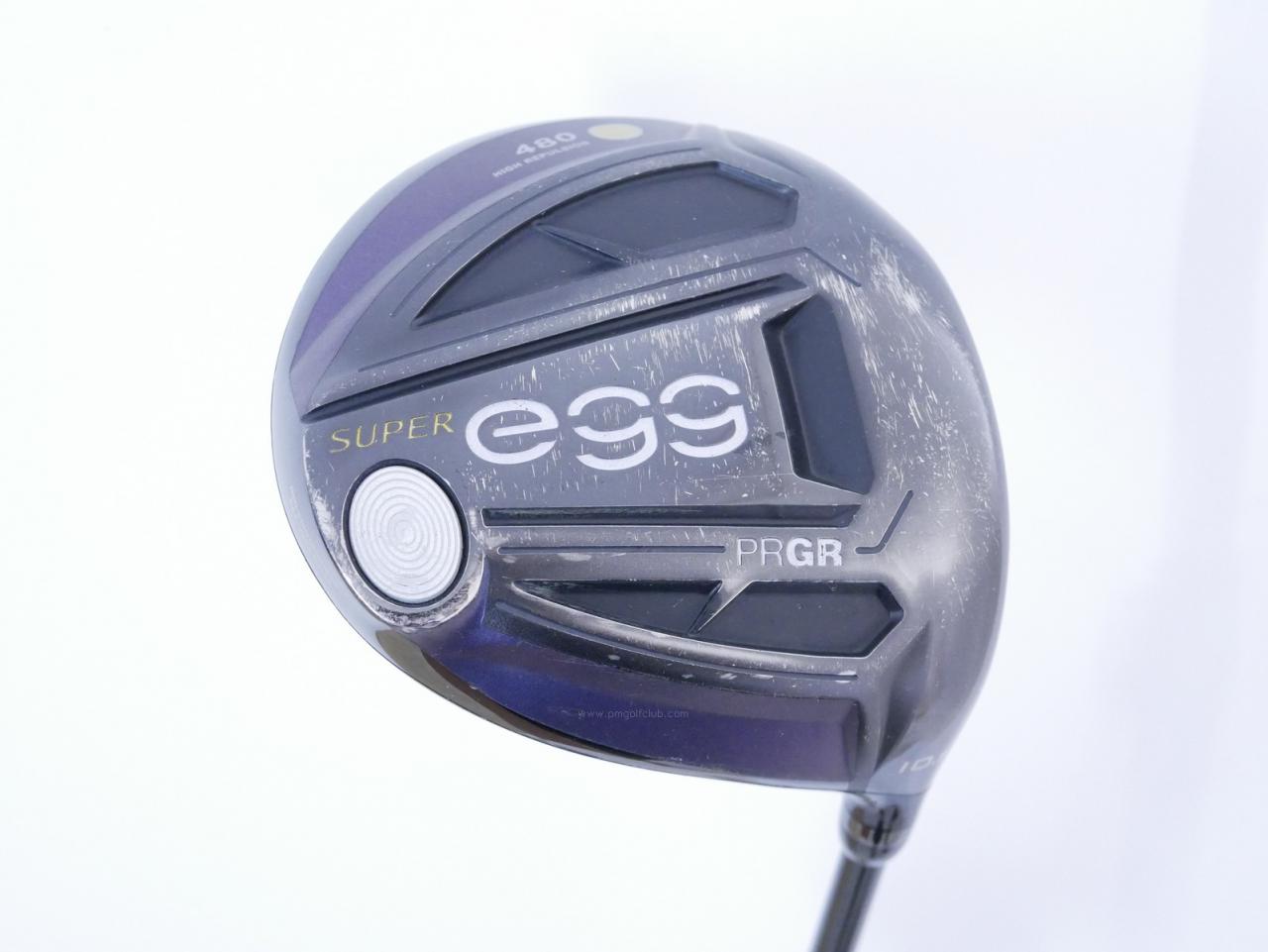 Driver : PRGR : ไดรเวอร์ PRGR Super EGG 480cc. (ปี 2021 หน้าเด้งเกินกฏ ตีไกลมาก) Loft 10.5 Flex SR (M-40)