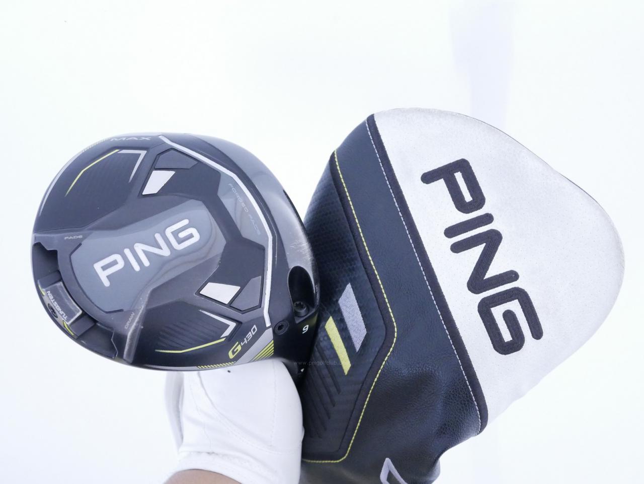 Driver : PING : ไดรเวอร์ Ping G430 Max (รุ่นปี 2023) Loft 9 (ปรับได้) ก้าน Ping Alta J CB Flex SR