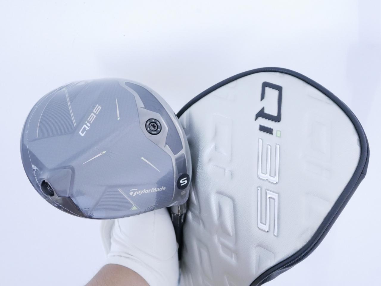 Driver : Taylormade : **ของใหม่ ยังไม่แกะพลาสติก** ไดรเวอร์ Taylormade Qi35 (รุ่นใหม่ล่าสุด ปี 2025) Loft 9 ก้าน Mitsubishi Diamana TM60 Flex S