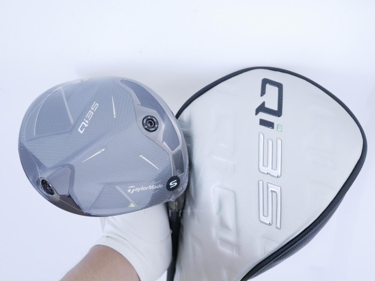 Driver : Taylormade : **ของใหม่ ยังไม่แกะพลาสติก** ไดรเวอร์ Taylormade Qi35 (รุ่นใหม่ล่าสุด ปี 2025) Loft 9 ก้าน Mitsubishi Diamana TM60 Flex S