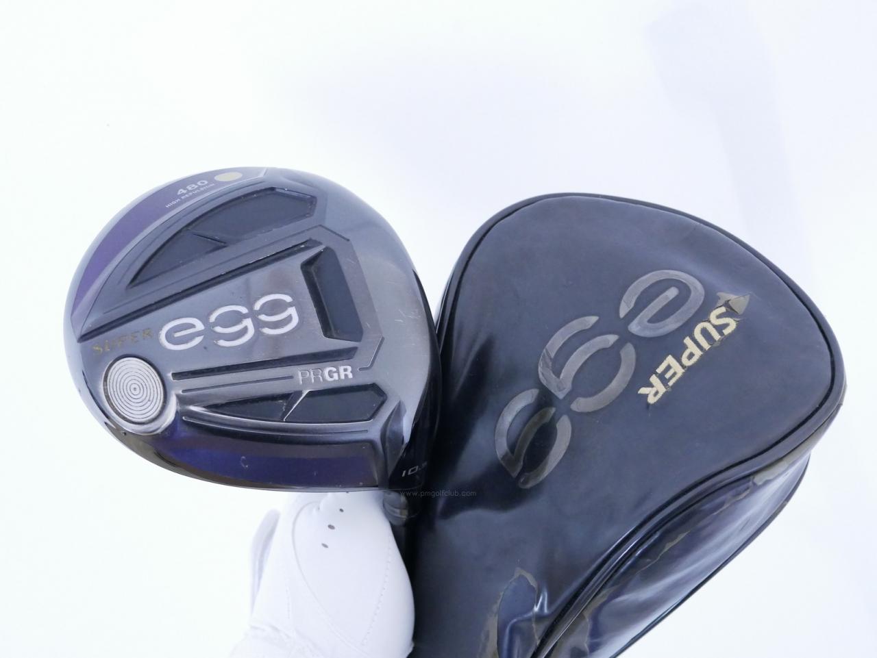 Driver : PRGR : ไดรเวอร์ PRGR Super EGG 480cc. (ปี 2021 หน้าเด้งเกินกฏ ตีไกลมาก) Loft 10.5 Flex SR (M-40)