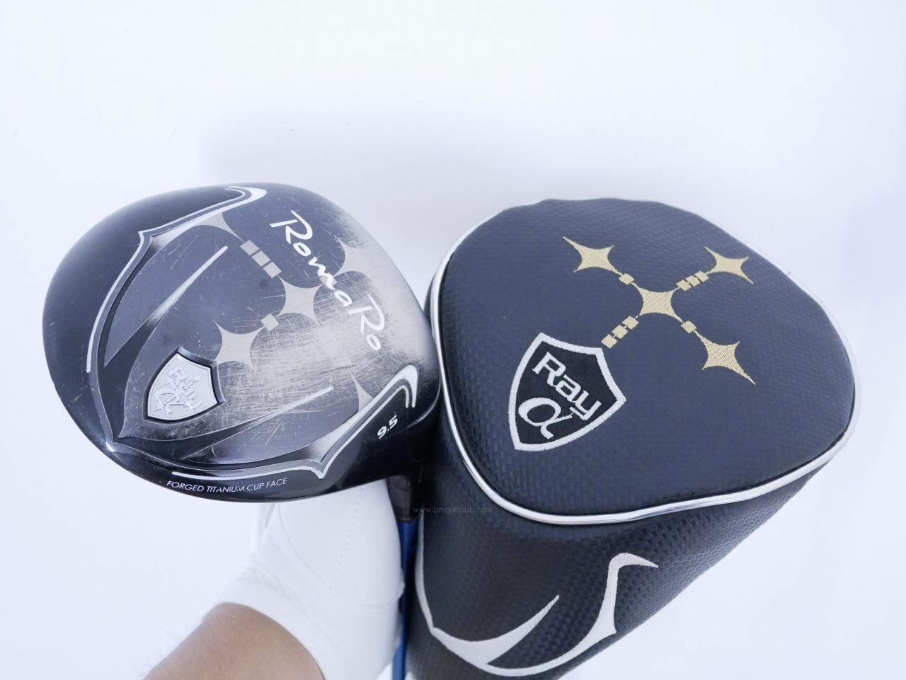 Driver : Romaro : ไดรเวอร์ Romaro Ray ALPHA Black (460cc. ตีมัน ไกล) Loft 9.5 ก้าน Tour AD GT-6 Flex S