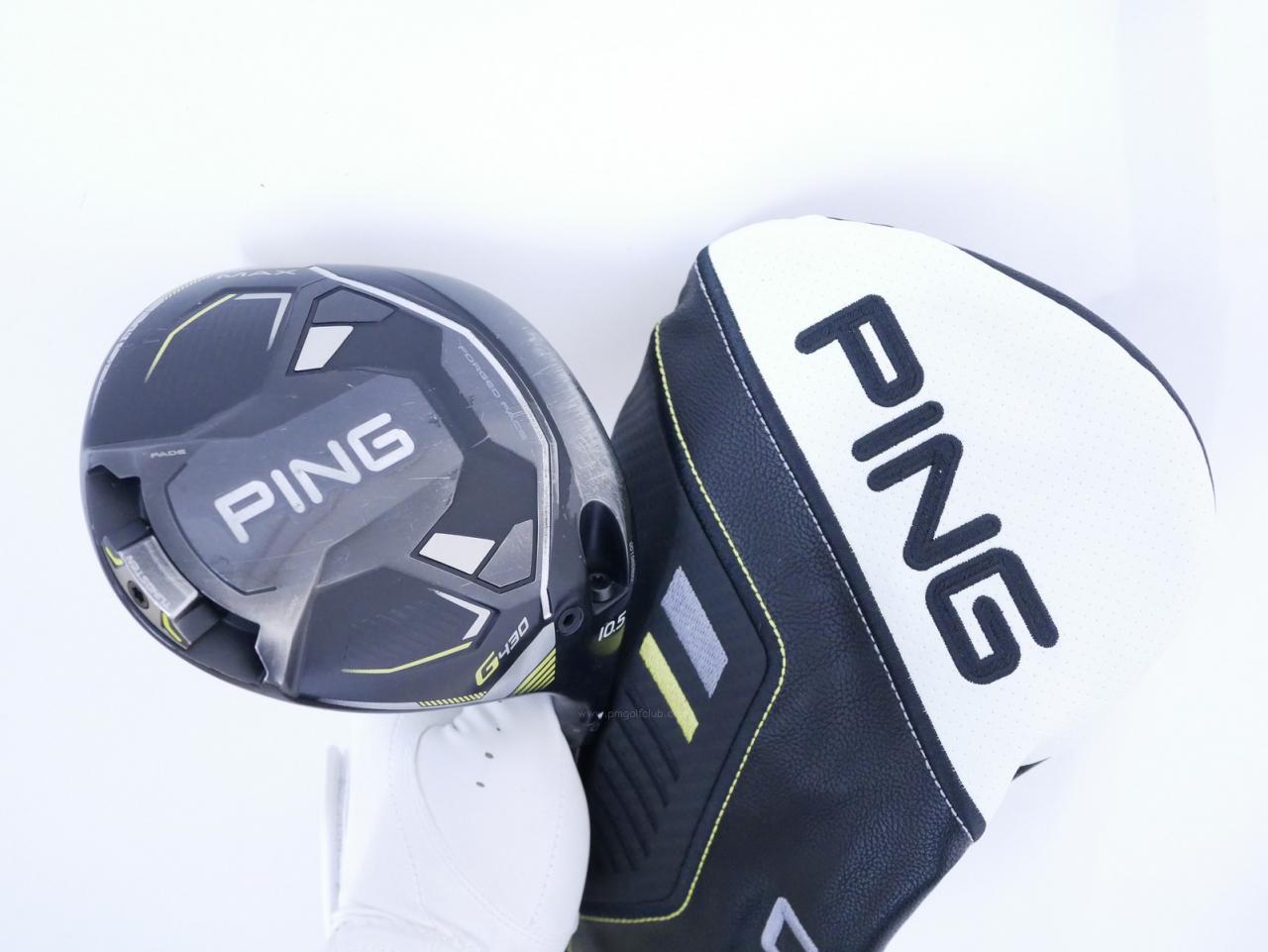 Driver : PING : **มีบุบ** ไดรเวอร์ Ping G430 Max (รุ่นปี 2023 Japan Spec) Loft 10.5 (ปรับได้) ก้าน Ping Alta J CB Flex SR