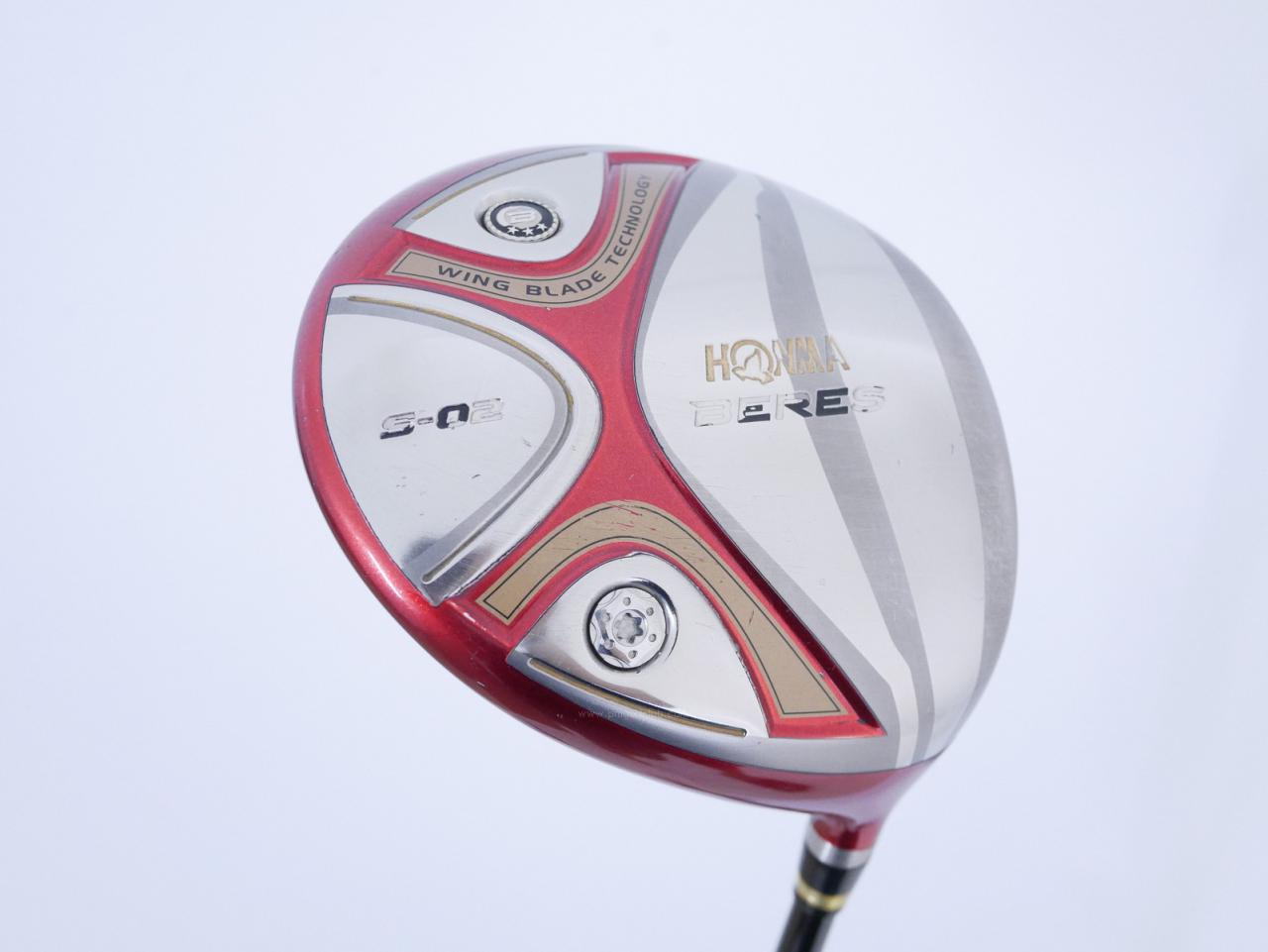 Driver : Honma : ***ก้าน 3 ดาว*** Honma Beres S-02 (460cc.) Loft 10 ก้าน ARMRQ 6 (49) Flex SR (3 ดาว)