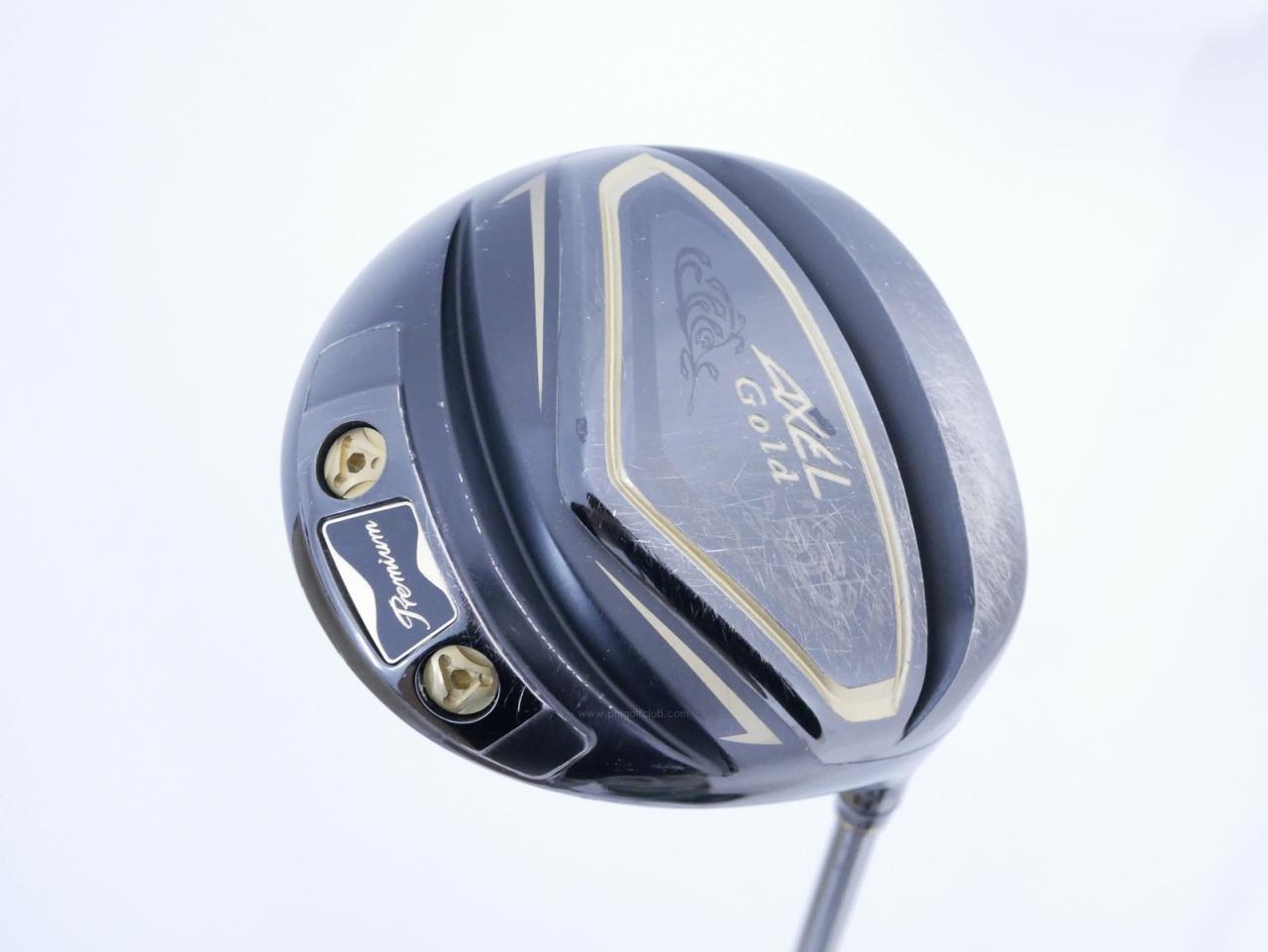 Driver : Tsuruya : Tsuruya AXEL Gold Premium III (รุ่นปี 2019 ตัวท๊อป หน้าเด้งสุดๆ COR 0.86 ของใหม่ 4 หมื่น) Loft 10.5 Flex R