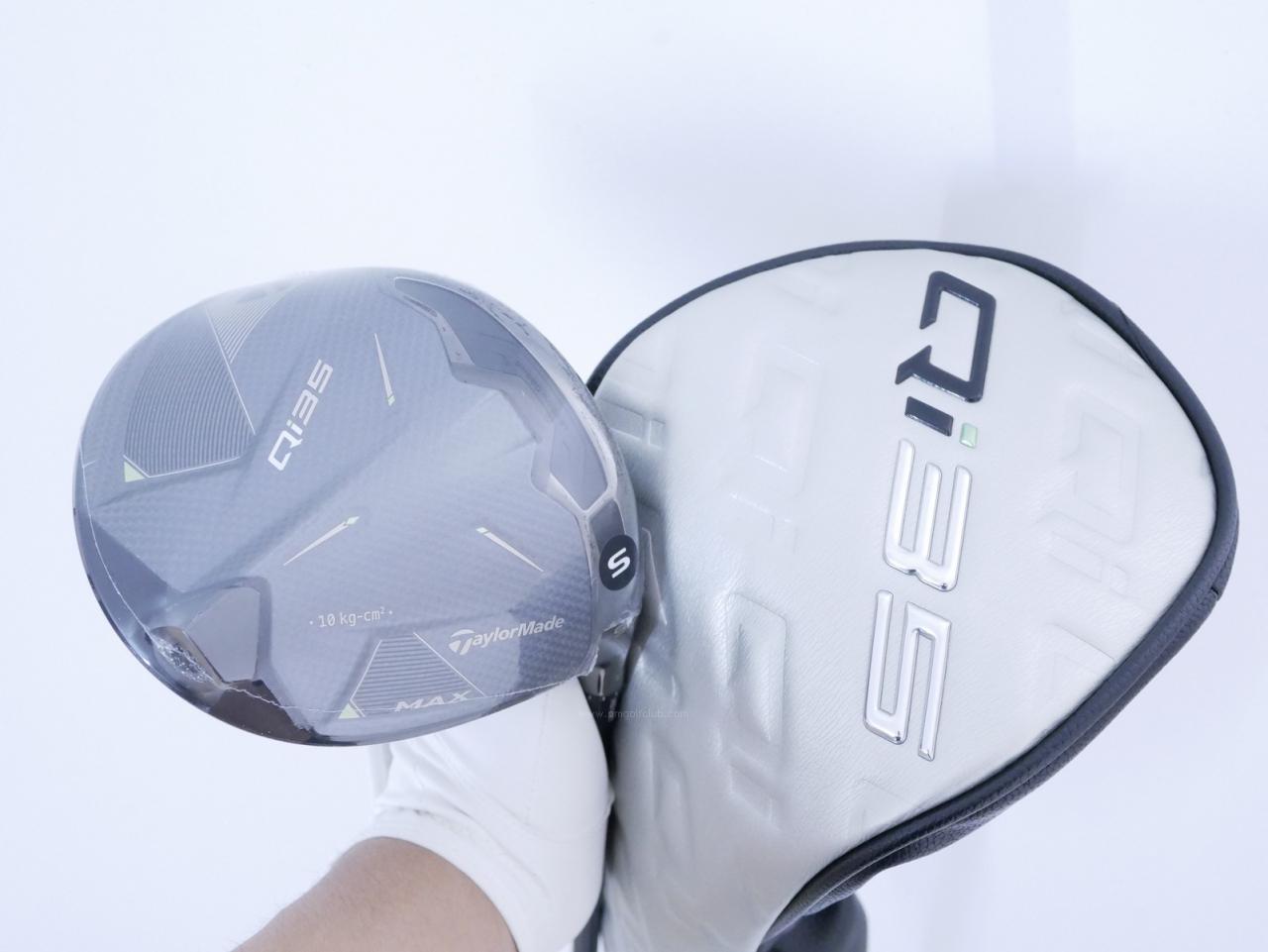 Driver : Taylormade : **ของใหม่ ยังไม่แกะพลาสติก** ไดรเวอร์ Taylormade Qi35 MAX (รุ่นใหม่ล่าสุด ออกปี 2024) Loft 9 ก้าน Mitsubishi Diamana TM50 Flex S
