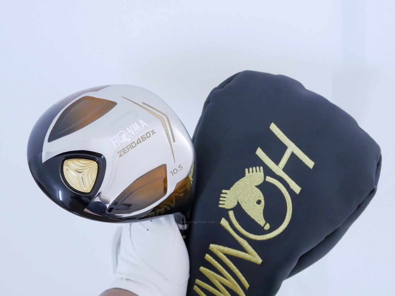 Driver : Honma : **ก้าน 3 ดาว** ไดรเวอร์ Honma ZERO 460x Limited (หน้าเด้งเกินกฏ รุ่นพิเศษ มีเพียง 2500 อันทั่วโลก) Loft 10.5 ก้าน ARMRQ X 47 Flex SR (3 ดาว)