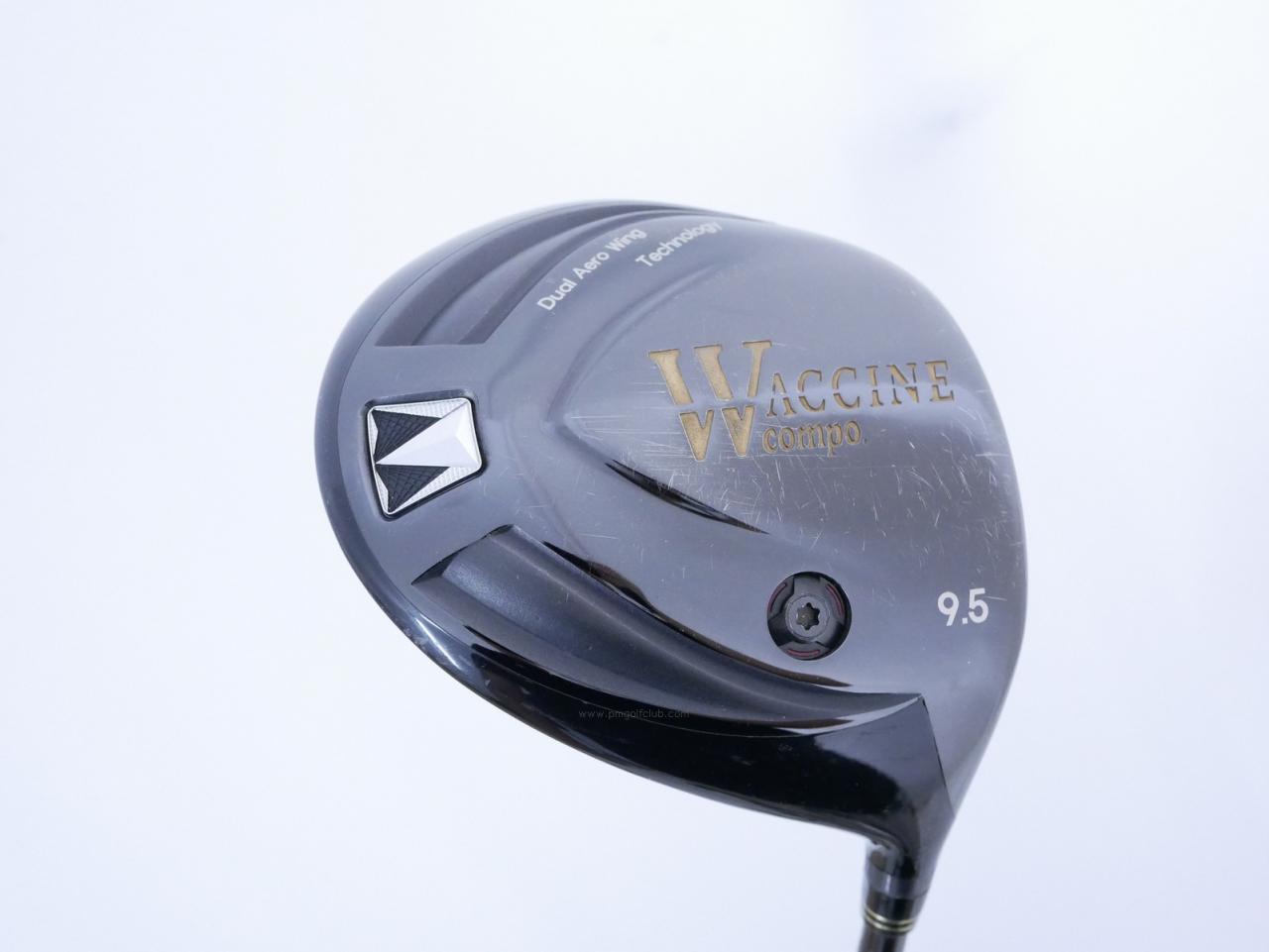 Driver : Other Brand : ไดรเวอร์ Waccine Compo Black (ออกปี 2020 รุ่นใหม่ ตีไกลมากๆ) Loft 9.5 สุดยอดก้านไดรเวอร์ Waccine Compo GR330TB Flex SR