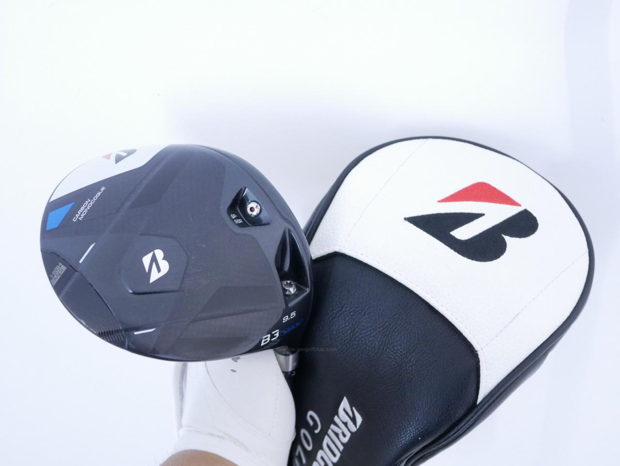 Driver : Bridgestone : ไดรเวอร์ Bridgestone B3 MAX (ปี 2024) Loft 9.5 ก้าน Mitsubishi VANQUISH Flex S