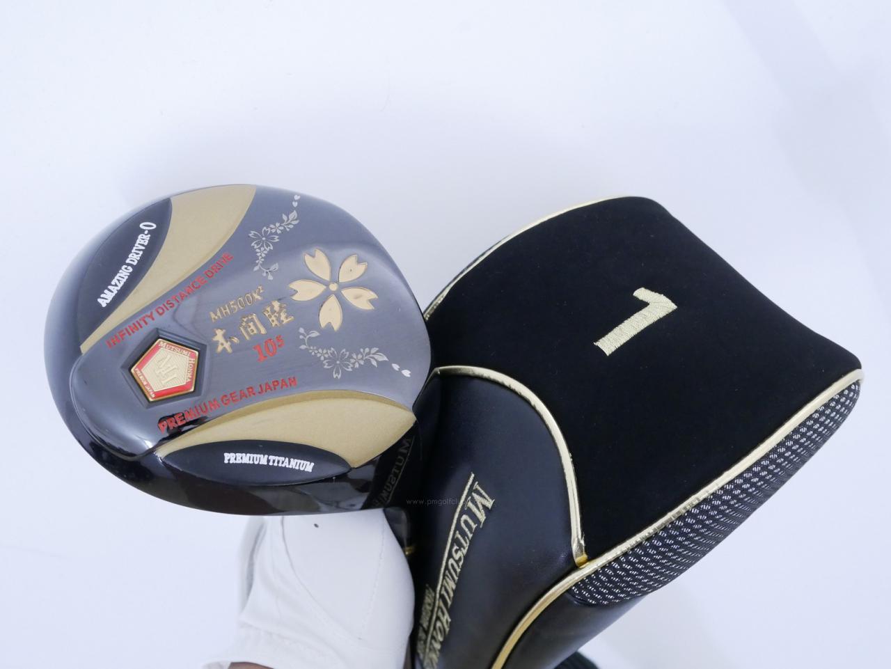 Driver : Other Brand : ไดรเวอร์ Mutsumi Honma MH500X2 (รุ่นปี 2020 หัวขนาด 500cc. หน้าเด้งเกินกฏ) Loft 10.5 Flex R