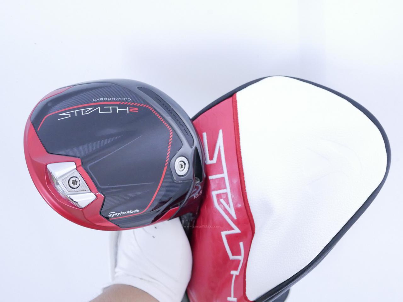 Driver : Taylormade : ไดรเวอร์ Taylormade Stealth 2 (รุ่นปี 2023) Loft 10.5 (ปรับได้) ก้าน Mitsubishi TENSEI TM50 Flex S