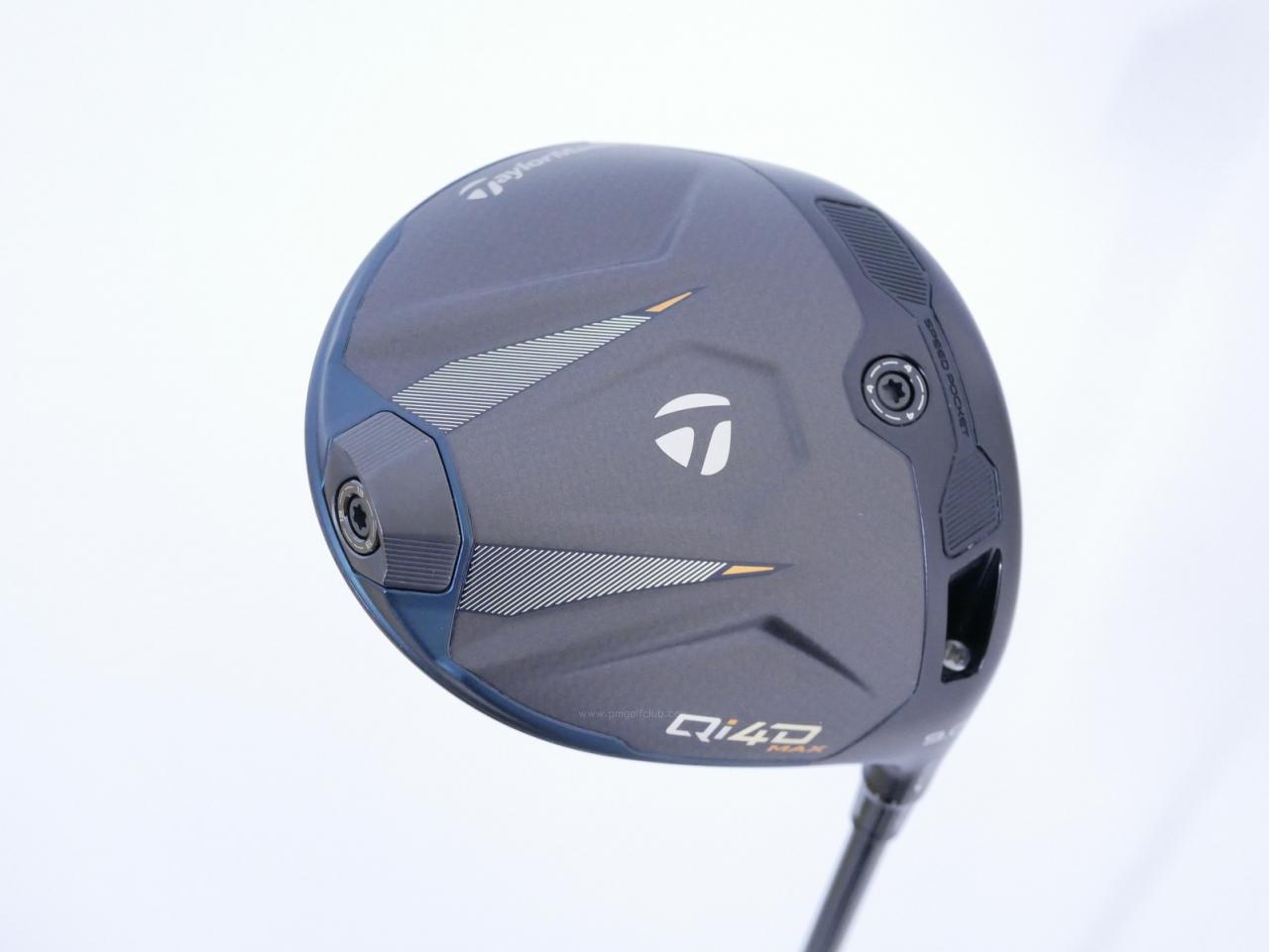 Driver : Taylormade : ไดรเวอร์ Taylormade Qi4D MAX (รุ่นใหม่ล่าสุด ออกปี 2026) Loft 9 ก้าน Mitsubishi REAX 50 Flex S