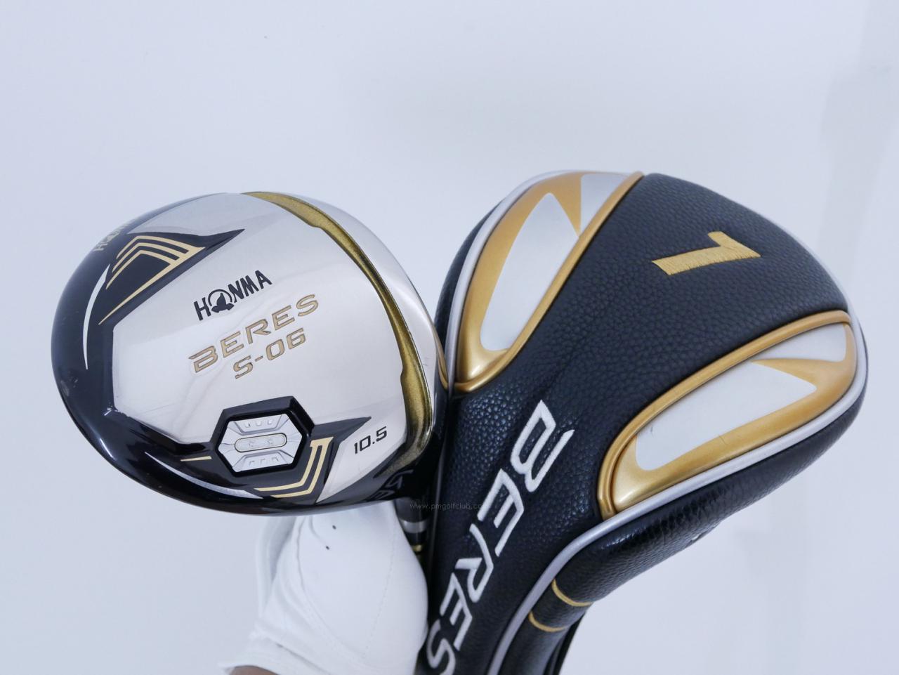 Driver : Honma : ไดรเวอร์ Honma Beres S-06 (รุ่นปี 2019) Loft 10.5 ก้าน ARMRQ X (47) Flex R (2 ดาว)