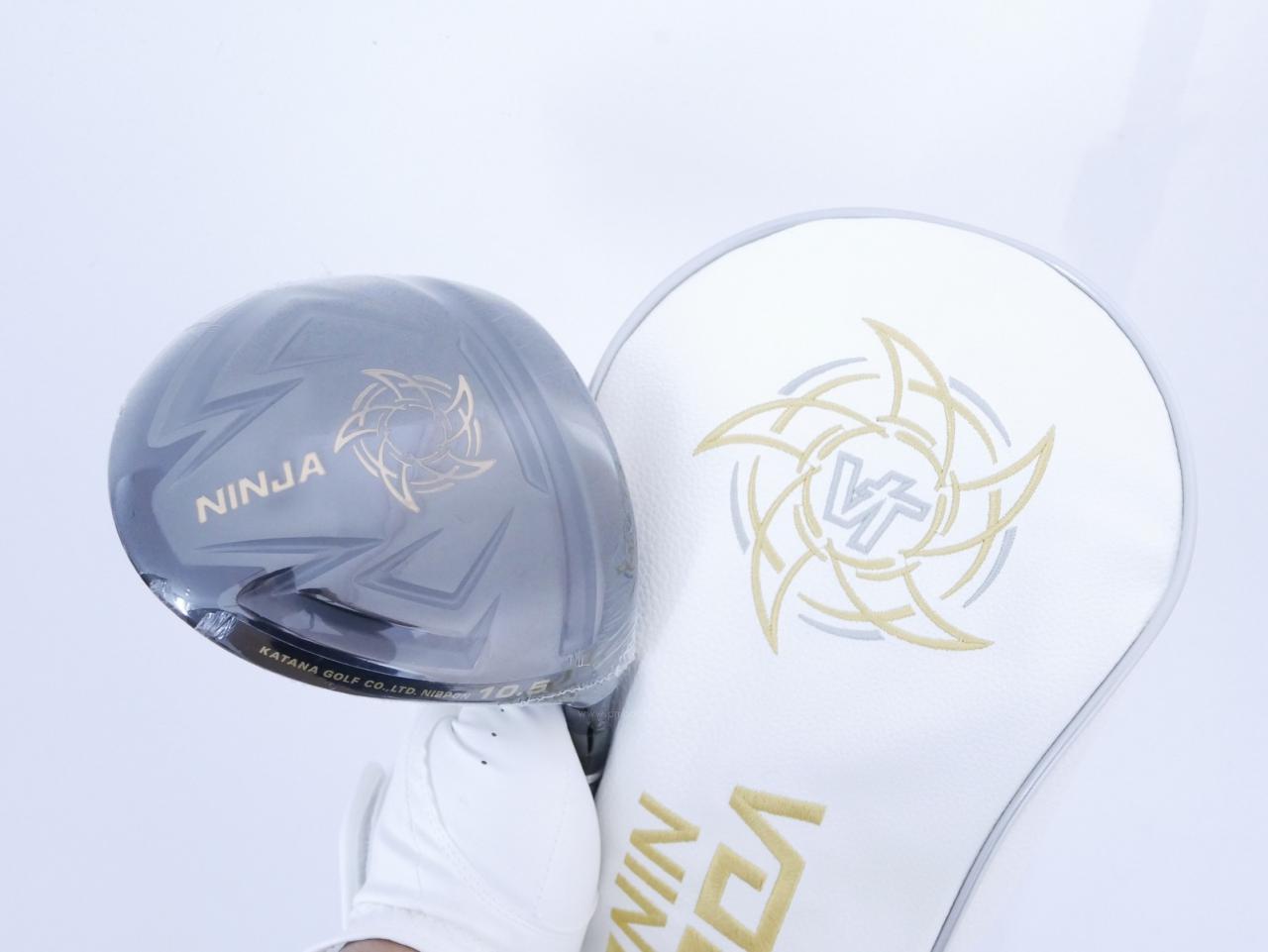 Driver : Katana : **ของใหม่ ยังไม่แกพลาสติก** ไดรเวอร์ Katana NINJA Hi Plus 485cc Non-Conform (รุ่นปี 2021 หน้าเด้งที่สุด มี Offset กันลูกบานออกขวา) Loft 10.5 ก้าน Fujikura Speeder 378 Evolution Flex R