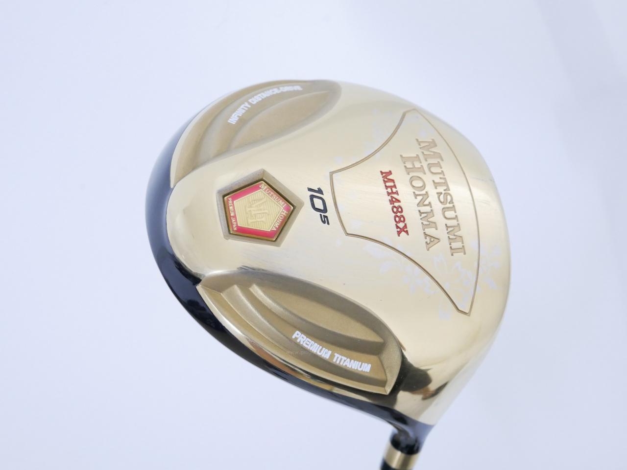 Driver : Other Brand : ไดรเวอร์ Mutsumi Honma MH488X (หัวขนาด 488cc. หน้าเด้งเกินกฏ) Loft 10.5 Flex R