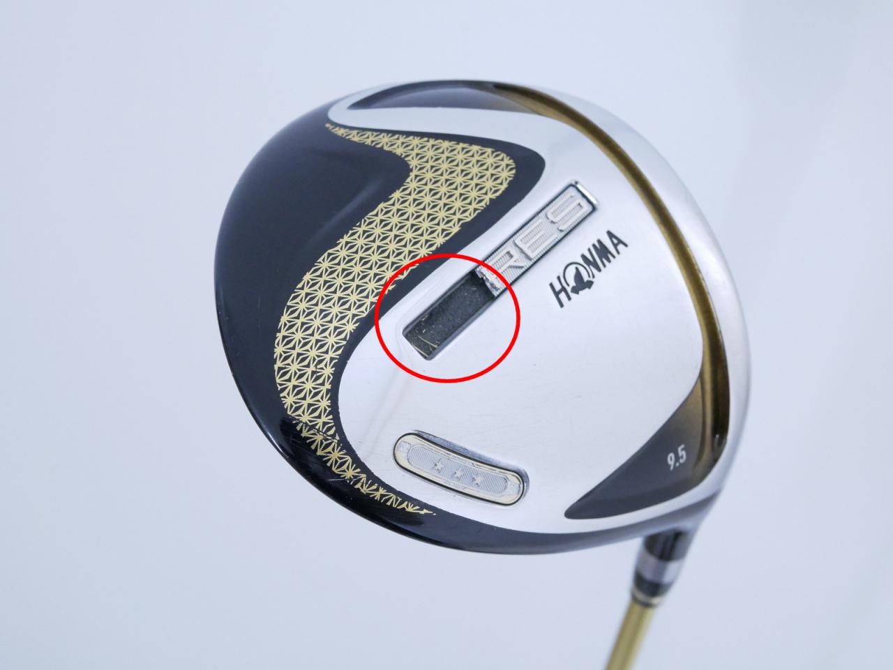 Driver : Honma : **มีตำหนิ ก้าน 3 ดาว** ไดรเวอร์ Honma Beres 2020 (ออกปี 2020) Loft 9.5 ก้าน Honma ARMRQ (47) Flex SR (3 ดาว)