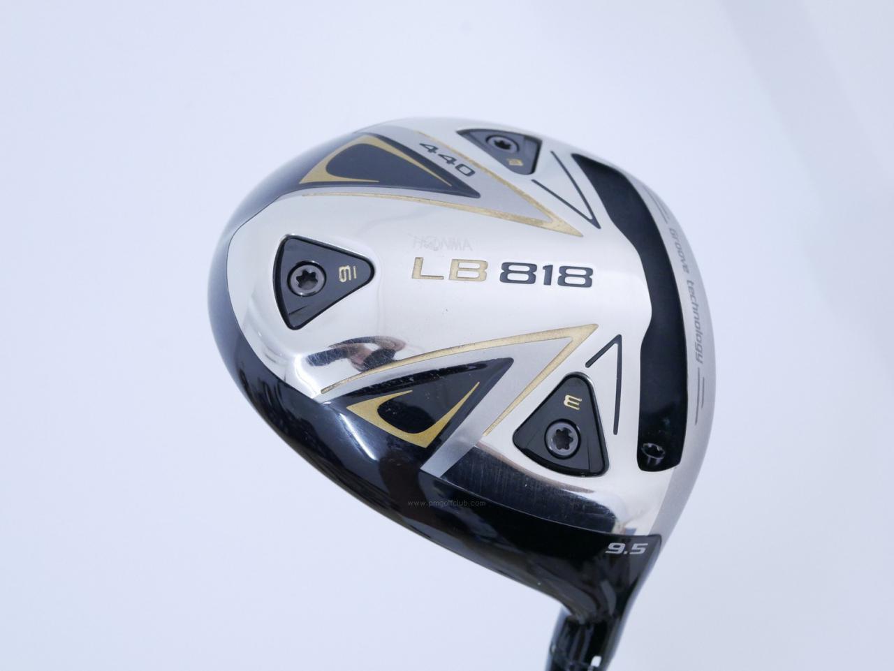 Driver : Honma : ไดรเวอร์ Honma LB-818 440 (ออกปี 2021 ตีง่าย ไกล) Loft 9.5 ก้าน Honma Vizard 45 Flex S