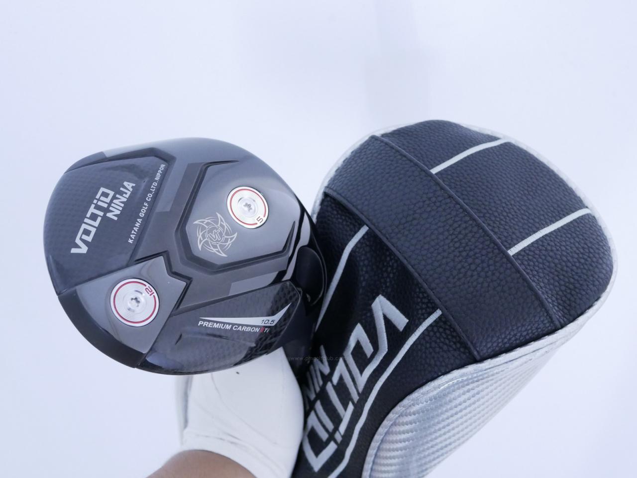 Driver : Katana : ไดรเวอร์ Katana Voltio NINJA Premium Carbon II TI (รุ่นใหม่ล่าสุด ออกปี 2025 ตีไกลมากๆ) Loft 10.5 ก้าน Tour AD VG-02 Flex R