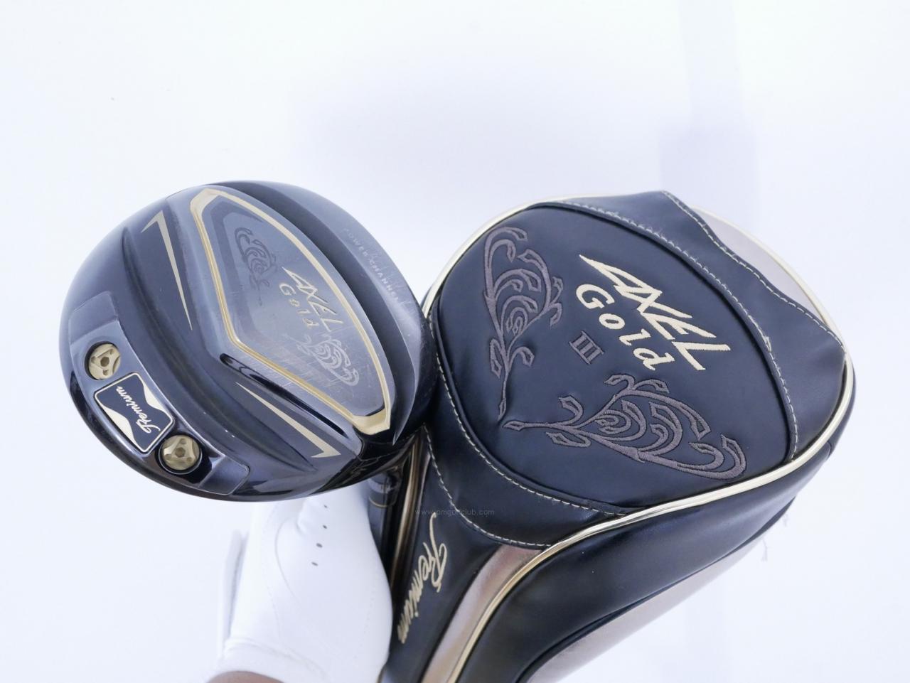 Driver : Tsuruya : Tsuruya AXEL Gold Premium III (รุ่นปี 2019 ตัวท๊อป หน้าเด้งสุดๆ COR 0.86 ของใหม่ 4 หมื่น) Loft 10.5 Flex S