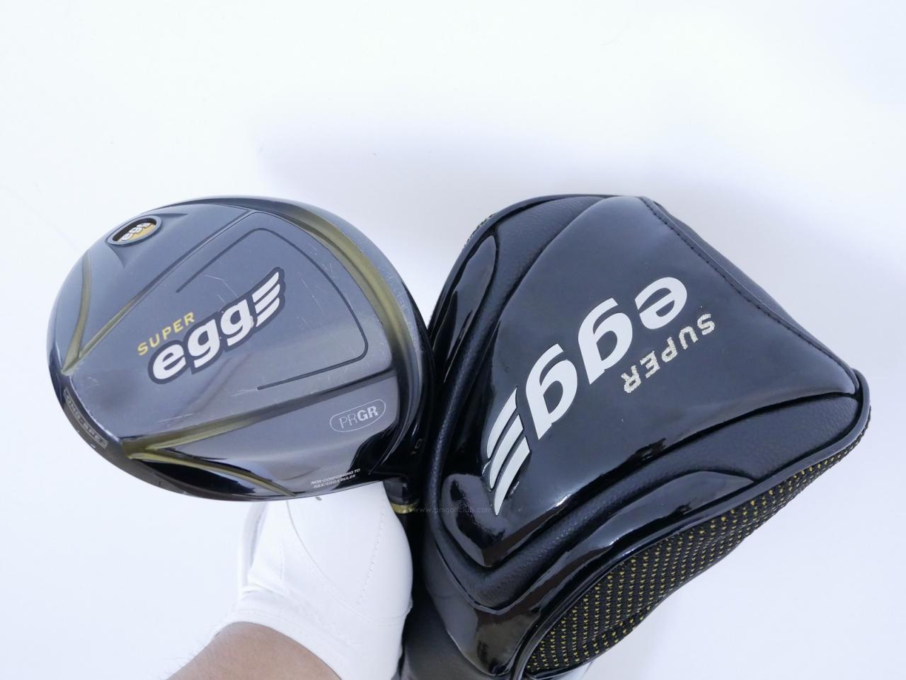 Driver : PRGR : ไดรเวอร์ PRGR Super EGG Long Spec (ปี 2019 หน้าเด้งเกินกฏ COR 0.86) Loft 10 ก้าน M-37 Flex R
