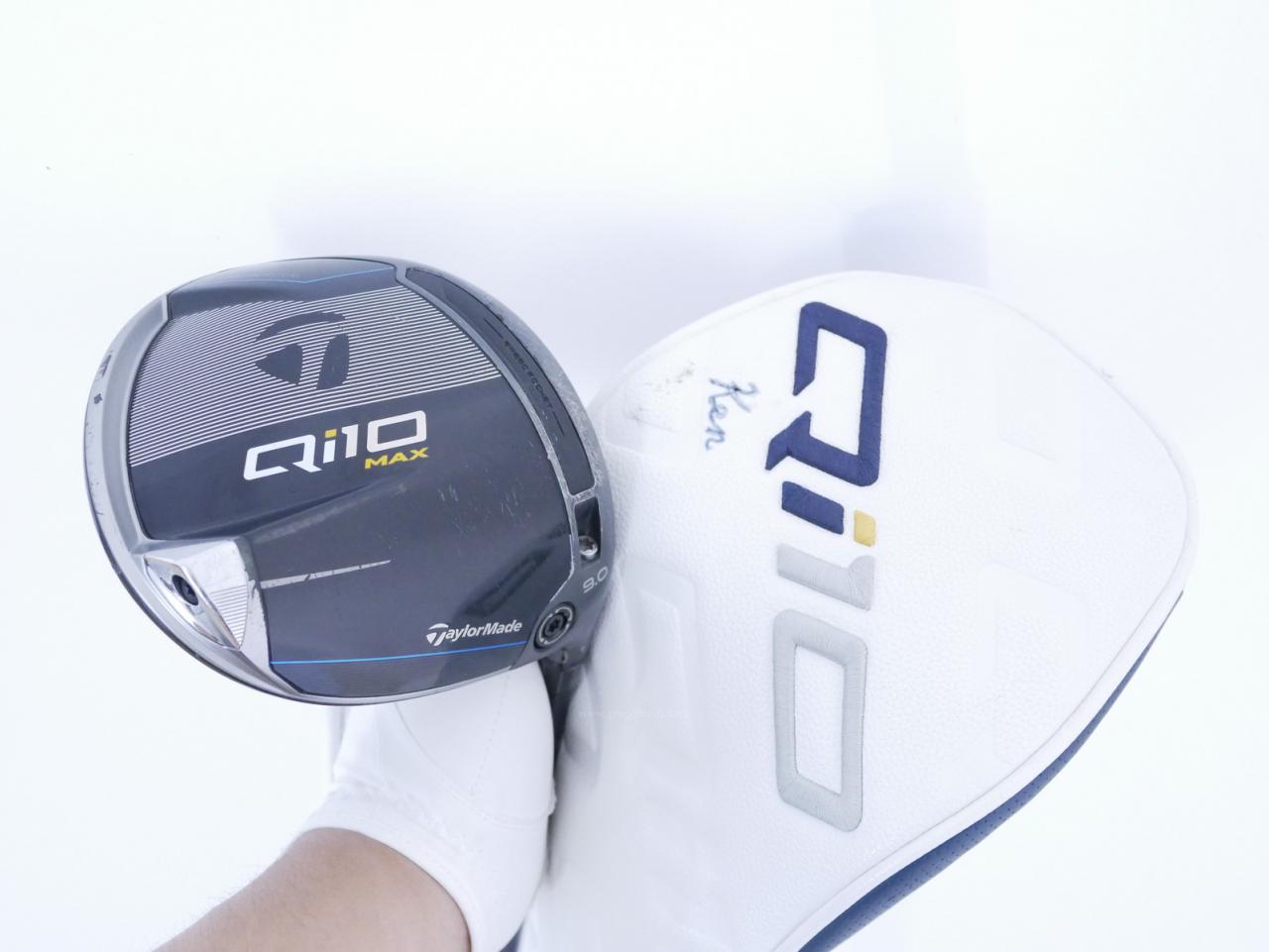 Driver : Taylormade : ไดรเวอร์ Taylormade Qi10 MAX (ออกปี 2024) Loft 9 ก้าน Mitsubishi Diamana TM50 Flex S