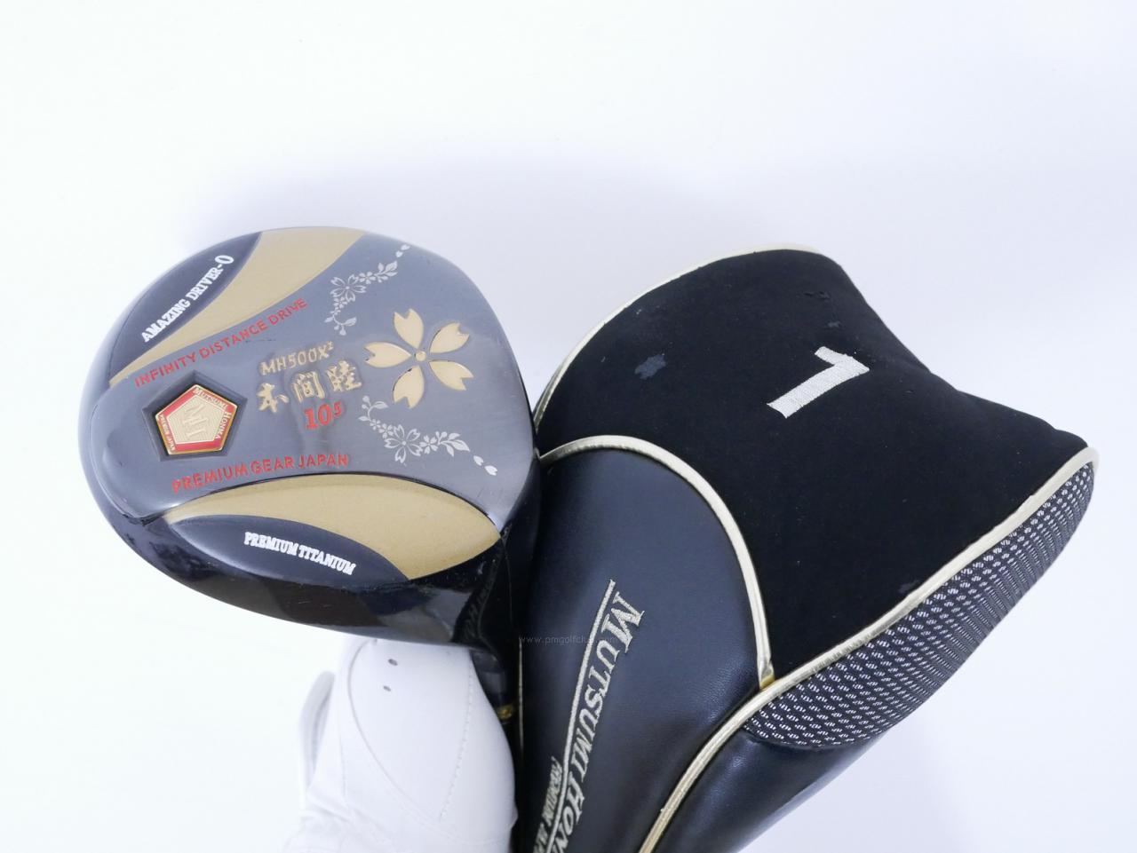 Driver : Other Brand : **ก้านสั้น** ไดรเวอร์ Mutsumi Honma MH500X2 (รุ่นปี 2020 หัวขนาด 500cc. หน้าเด้งเกินกฏ) Loft 10.5 Flex R