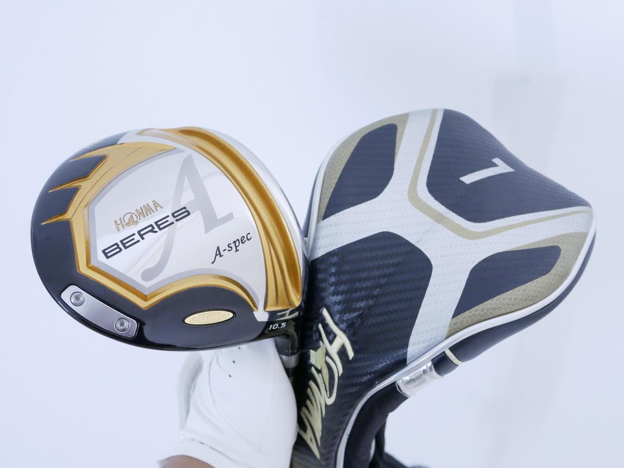 Driver : Honma : **ก้าน 3 ดาว** ไดรเวอร์ Honma Beres A-Spec II (ออกปี 2021 หน้าเด้งเกินกฏ) Loft 10.5 ก้าน ARMRQ A-Spec (47) Flex S (3 ดาว)