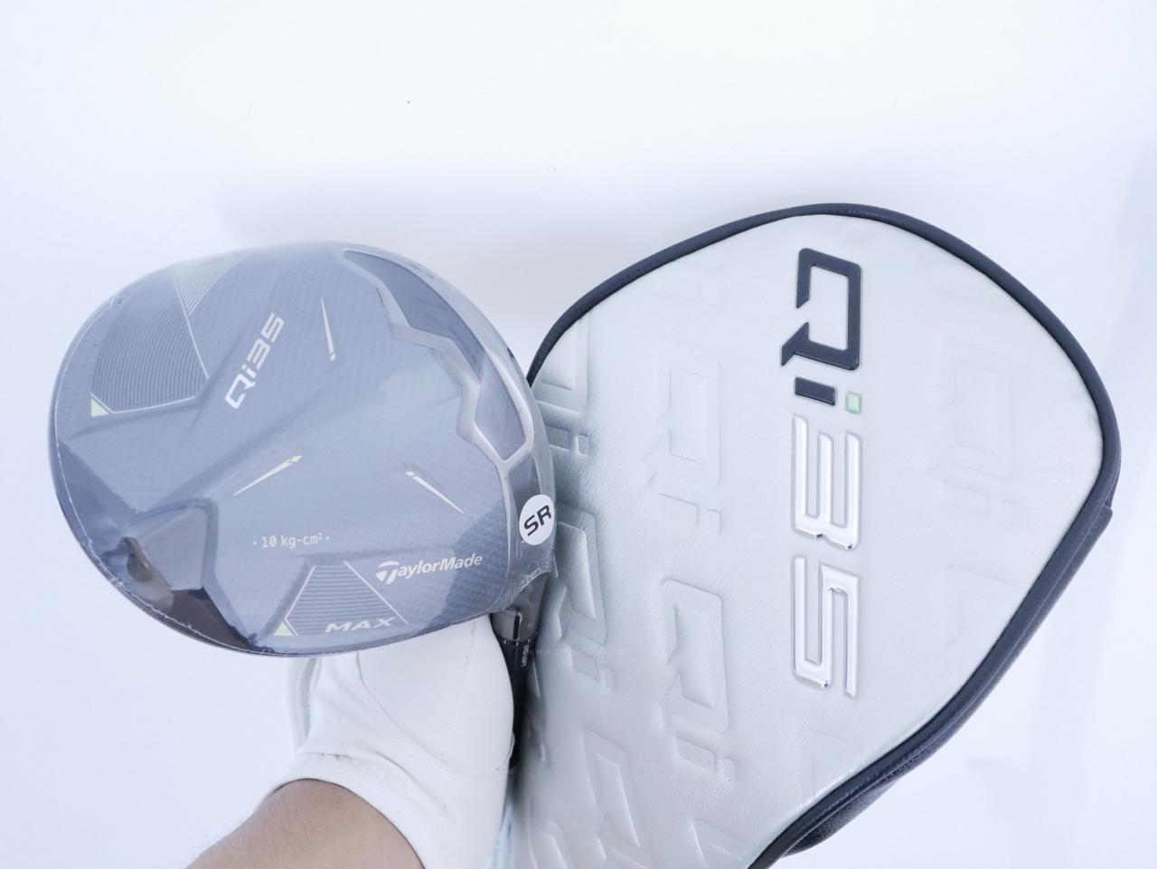 Driver : Taylormade : **ของใหม่ ยังไม่แกะพลาสติก** ไดรเวอร์ Taylormade Qi35 MAX (รุ่นใหม่ล่าสุด ปี 2025) Loft 10.5 ก้าน Mitsubishi Diamana TM50 Flex SR