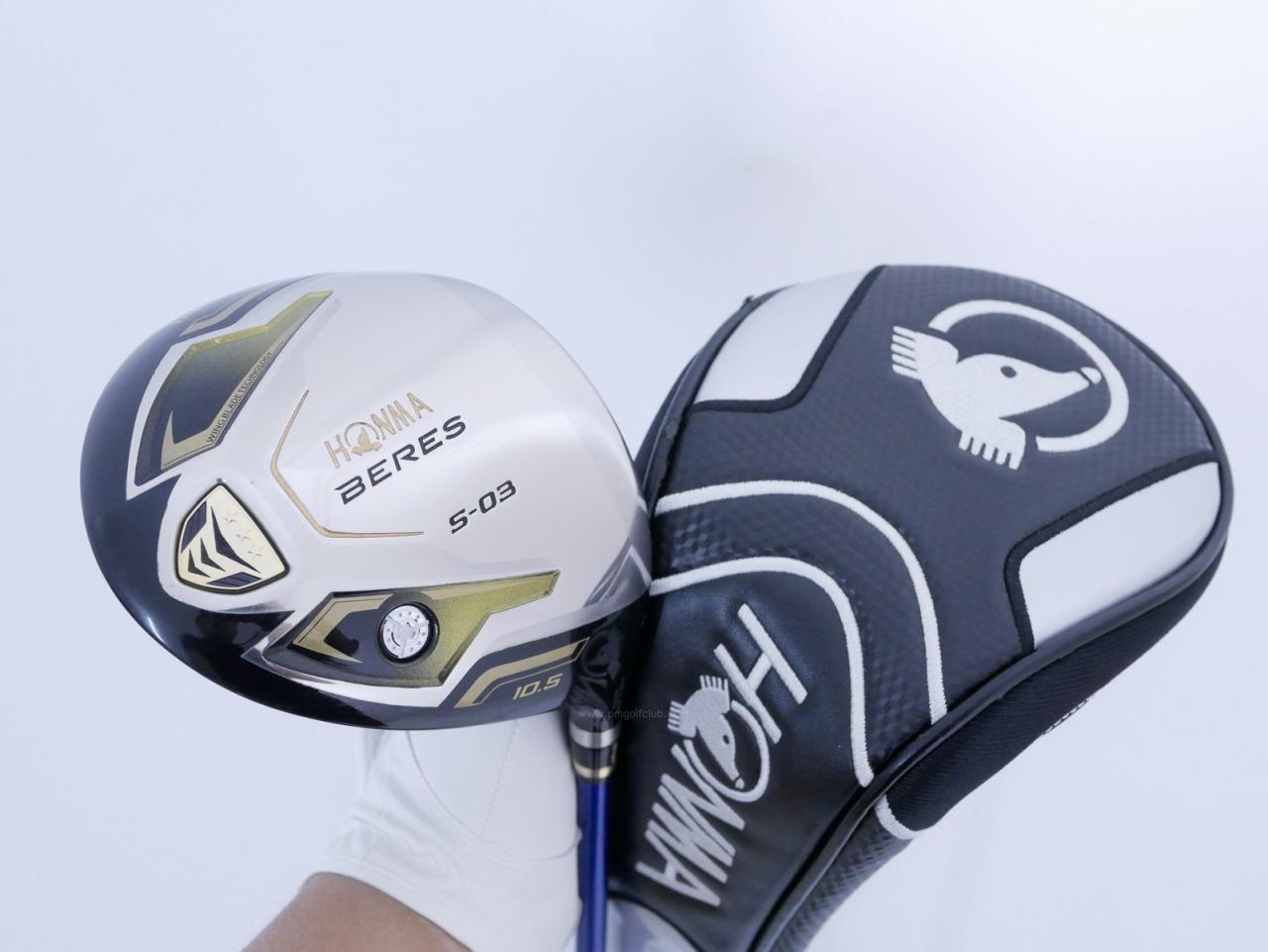 Driver : Honma : **ก้าน 3 ดาว** Honma Beres S-03 (ปี 2015) Loft 10.5 ก้าน ARMRQ 8 (54) Flex R (3 ดาว)