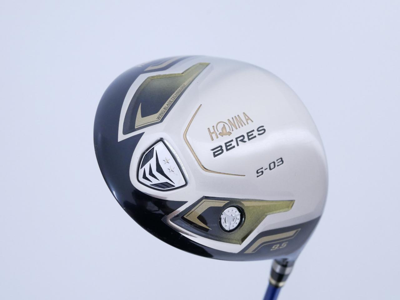 Driver : Honma : Honma Beres S-03 (ปี 2015) Loft 9.5 ก้าน ARMRQ 8 (54) Flex S (2 ดาว)