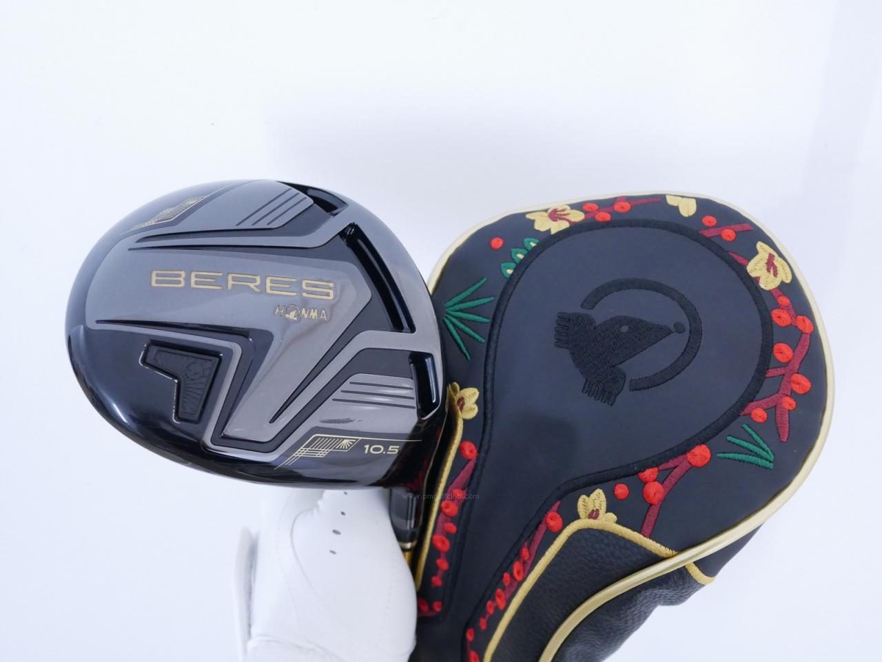 Driver : Honma : **ก้าน 3 ดาว** ไดรเวอร์ Honma Beres Black (รุ่นปี 2023) Loft 10.5 ก้าน Honma ARMRQ MX Flex R (3 ดาว)