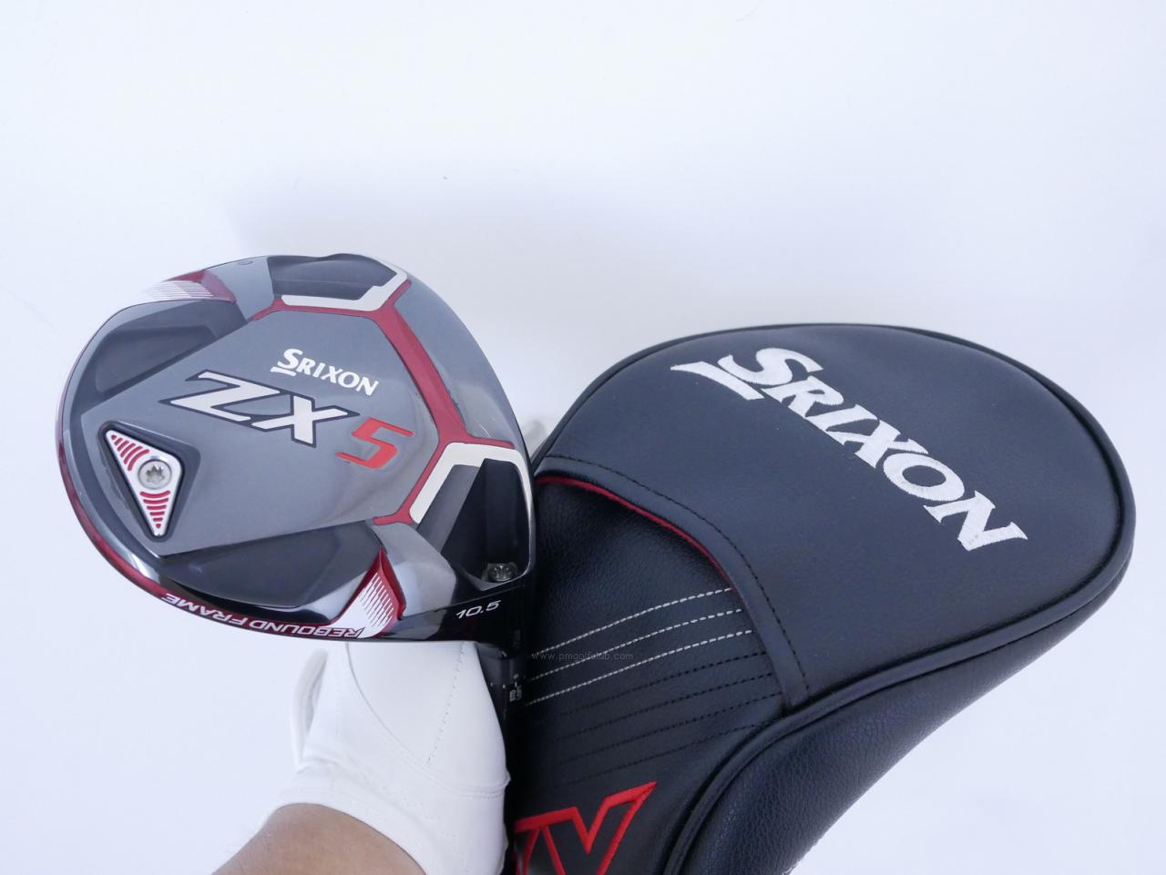 Driver : Other Brand : ไดรเวอร์ Srixon ZX5 (ปี 2021) Loft 10.5 ก้าน Mitsubishi Diamana 50 Flex SR
