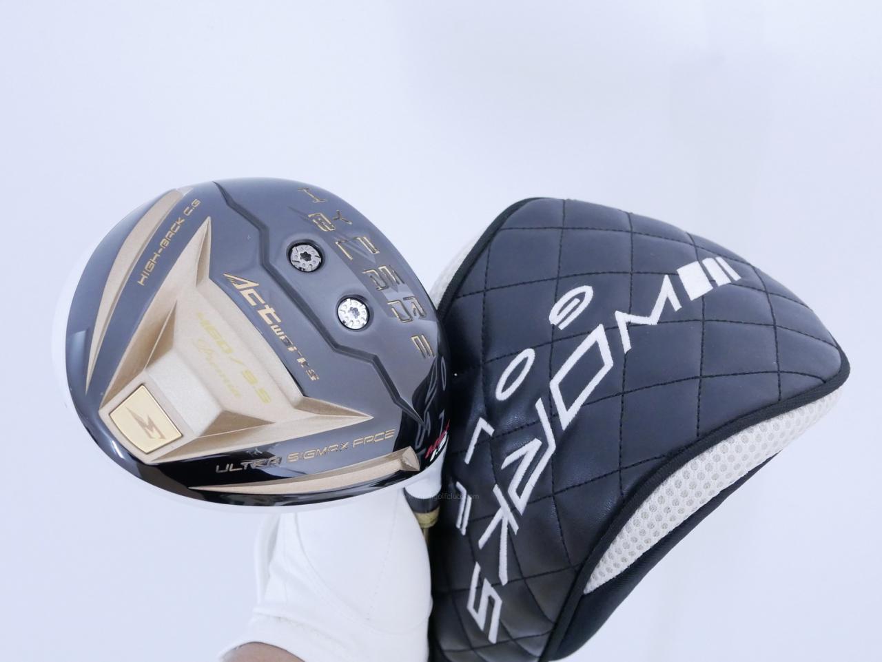 Driver : Worksgolf : ไดรเวอร์ Works Golf HyperBlade Sigma MAX 1.5 (รุ่นพิเศษ หน้าบางเพียง 1.5 มิล เด้งเกินกฏ เด้งสุดๆ) Loft 9.5 ก้านตัวท้อป Mitsubishi Rayon Premia Flex S