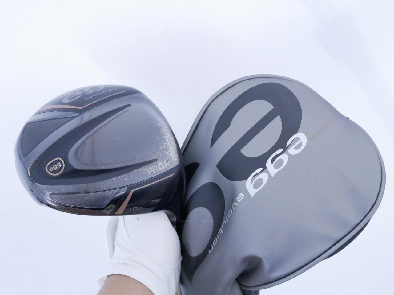Driver : PRGR : **มีบุบ** ไดรเวอร์ PRGR Super EGG Evolution 500cc. (รุ่นล่าสุด ออกปี 2024 หน้าเด้งเกินกฏ ตีไกลมาก) Loft 10.5 Flex SR (M-40)