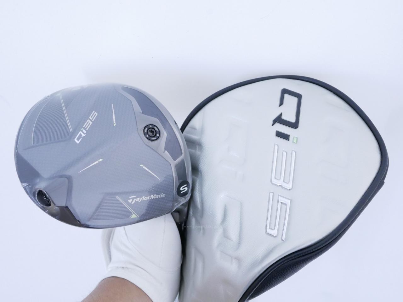 Driver : Taylormade : **ของใหม่ ยังไม่แกะพลาสติก** ไดรเวอร์ Taylormade Qi35 (รุ่นใหม่ล่าสุด ปี 2025) Loft 9 ก้าน Mitsubishi Diamana TM55 Flex S