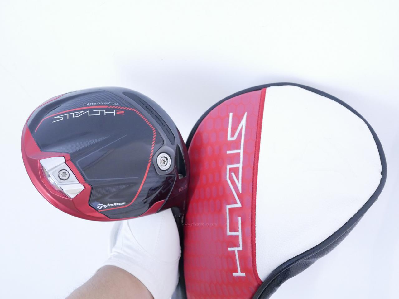 Driver : Taylormade : ไดรเวอร์ Taylormade Stealth 2 (รุ่นปี 2023) Loft 10.5 (ปรับได้) ก้าน Mitsubishi TENSEI TM50 Flex SR