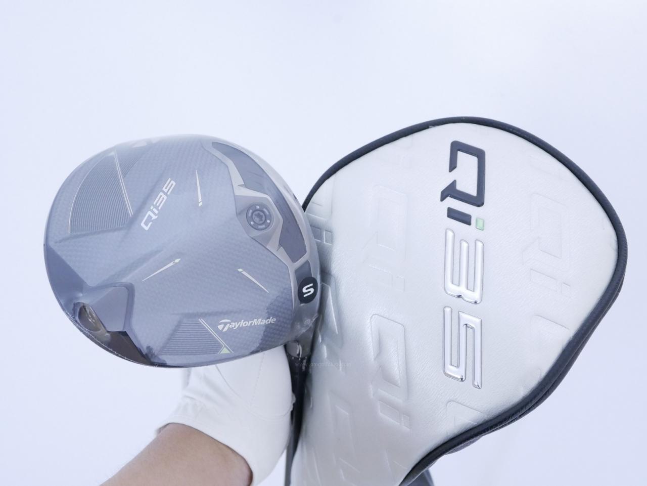 Driver : Taylormade : **ของใหม่ ยังไม่แกะพลาสติก** ไดรเวอร์ Taylormade Qi35 (รุ่นใหม่ล่าสุด ออกปี 2024) Loft 9 ก้าน Mitsubishi Diamana TM55 Flex S