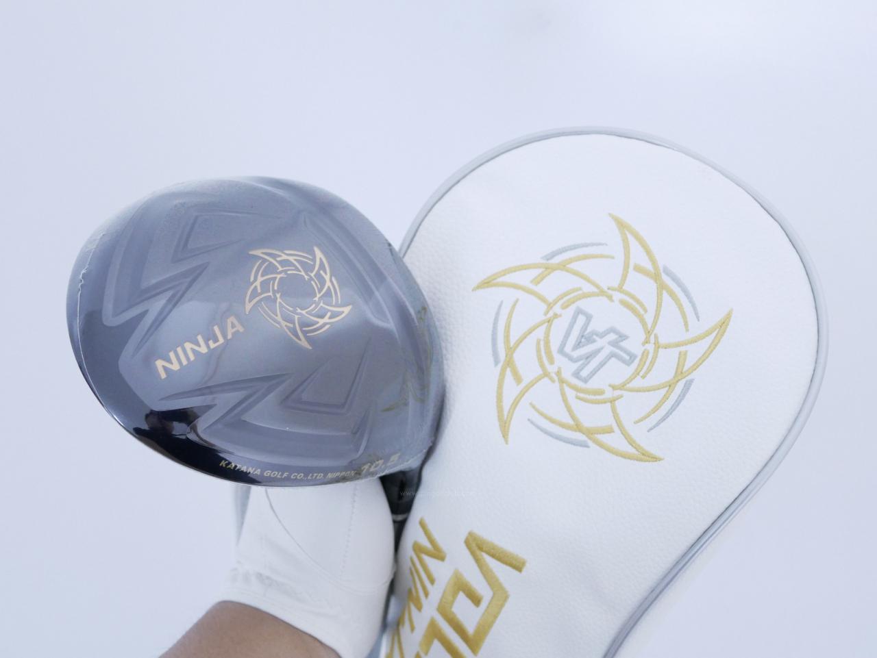 Driver : Katana : **ของใหม่ ยังไม่แกพลาสติก** ไดรเวอร์ Katana NINJA Hi Plus 485cc Non-Conform (รุ่นปี 2021 หน้าเด้งที่สุด มี Offset กันลูกบานออกขวา) Loft 10.5 ก้าน Fujikura Speeder 378 Evolution Flex R