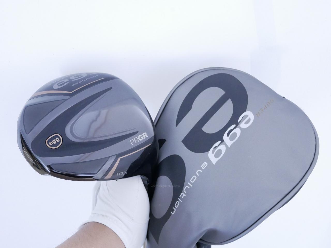 Driver : PRGR : ไดรเวอร์ PRGR Super EGG Evolution 500cc. (รุ่นล่าสุด ออกปี 2024 หน้าเด้งเกินกฏ ตีไกลมาก) Loft 10.5 Flex R2 (M-35)