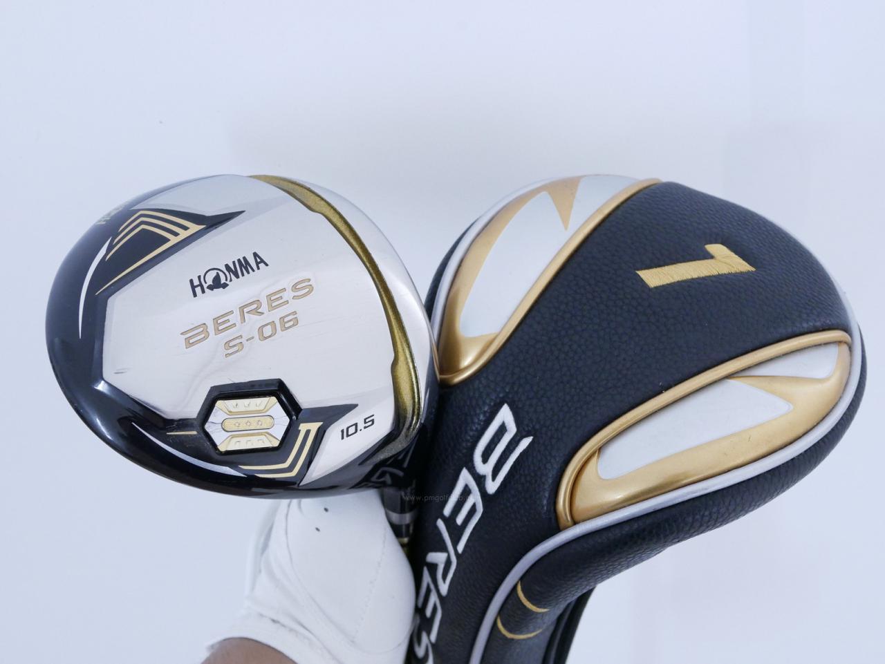 Driver : Honma : **ก้าน 3 ดาว** ไดรเวอร์ Honma Beres S-06 (ปี 2019) Loft 10.5 ก้าน ARMRQ X (47) Flex S (3 ดาว)
