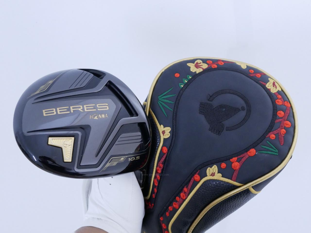 Driver : Honma : **มีตำหนิ ก้าน 3 ดาว** ไดรเวอร์ Honma Beres Black (รุ่นปี 2023) Loft 10.5 ก้าน Honma ARMRQ MX Flex R (3 ดาว)