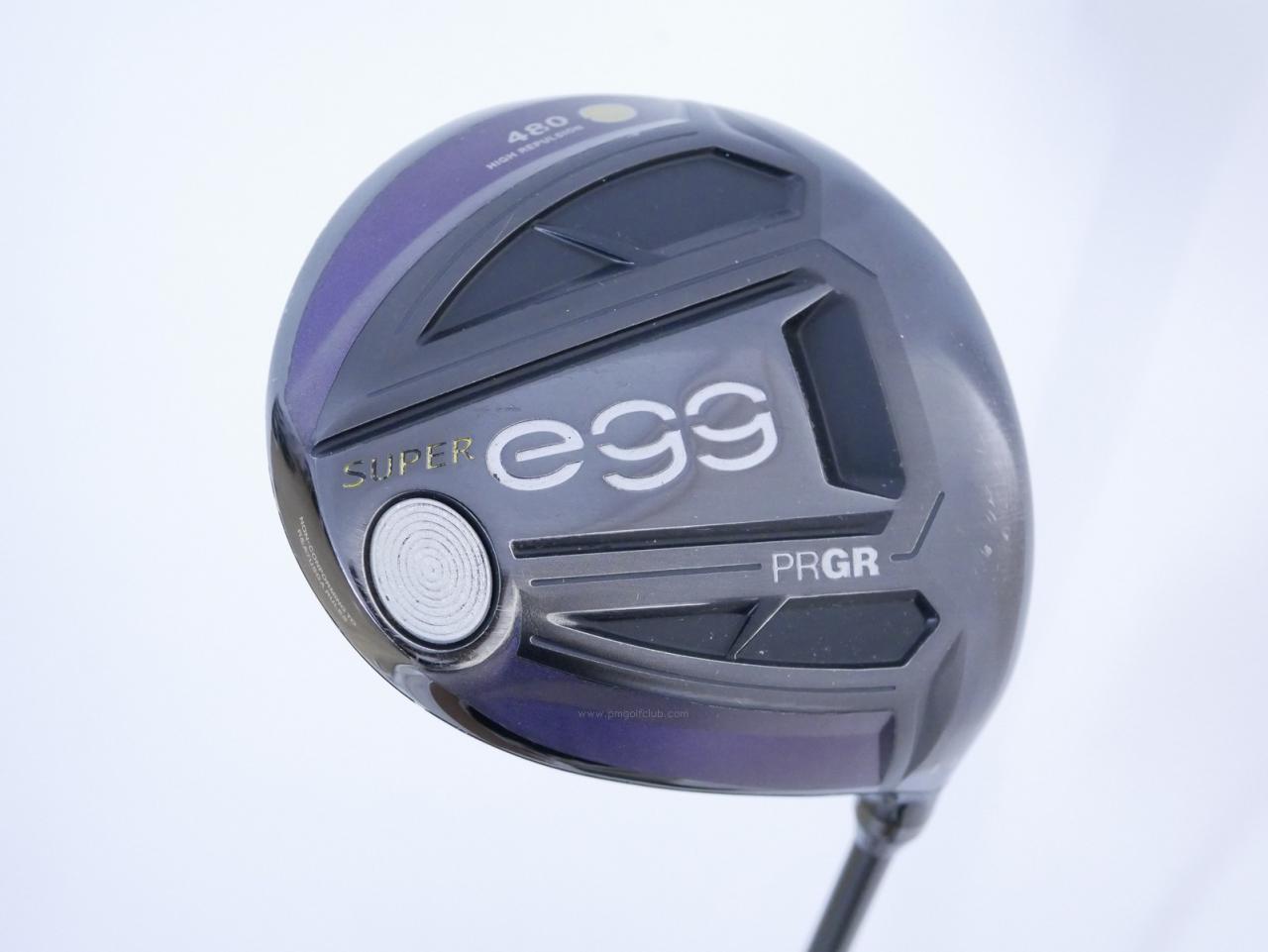 Driver : PRGR : ไดรเวอร์ PRGR Super EGG 480cc. (ปี 2021 หน้าเด้งเกินกฏ ตีไกลมาก) Loft 11.5 ก้าน Mitsubishi Diamana Flex S