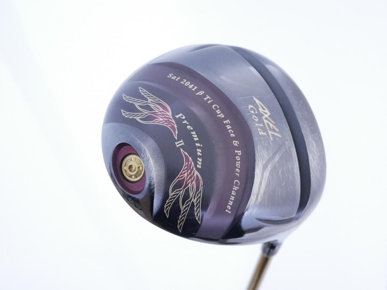 Driver : Tsuruya : Tsuruya AXEL Gold Premium II (รุ่นปี 2017 ตัวท๊อป หน้าเด้งสุดๆ COR 0.86 ของใหม่ 4 หมื่น) Loft 10.5 Flex S
