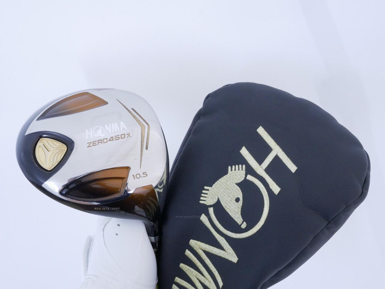 Driver : Honma : **ก้าน 3 ดาว** ไดรเวอร์ Honma ZERO 460x Limited (หน้าเด้งเกินกฏ รุ่นพิเศษ มีเพียง 2500 อันทั่วโลก) Loft 10.5 ก้าน ARMRQ X 47 Flex SR (3 ดาว)