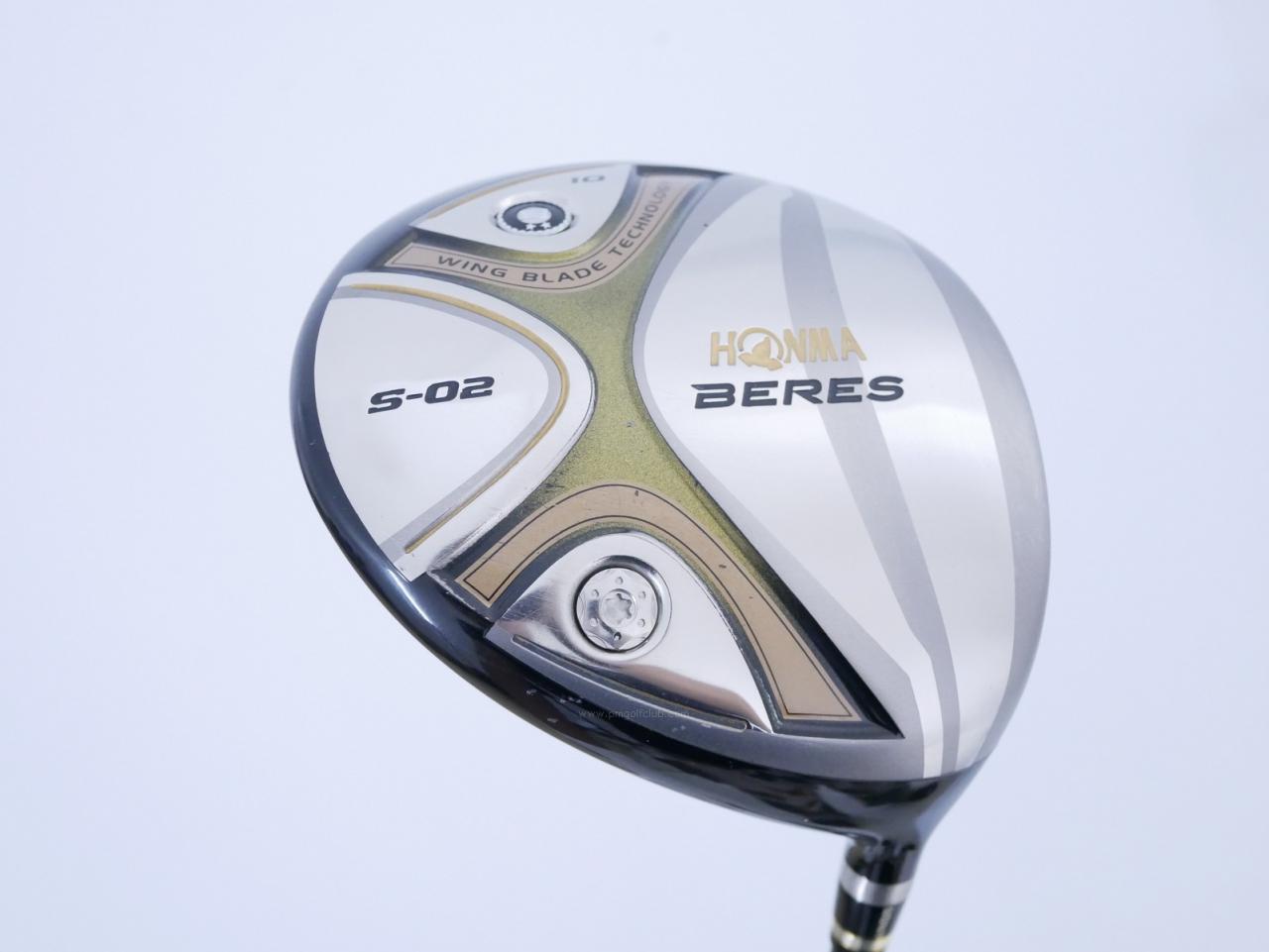 Driver : Honma : ไดรเวอร์ Honma Beres S-02 (460cc.) Loft 10 ก้าน ARMRQ 6 (49) Flex SR (2 ดาว)