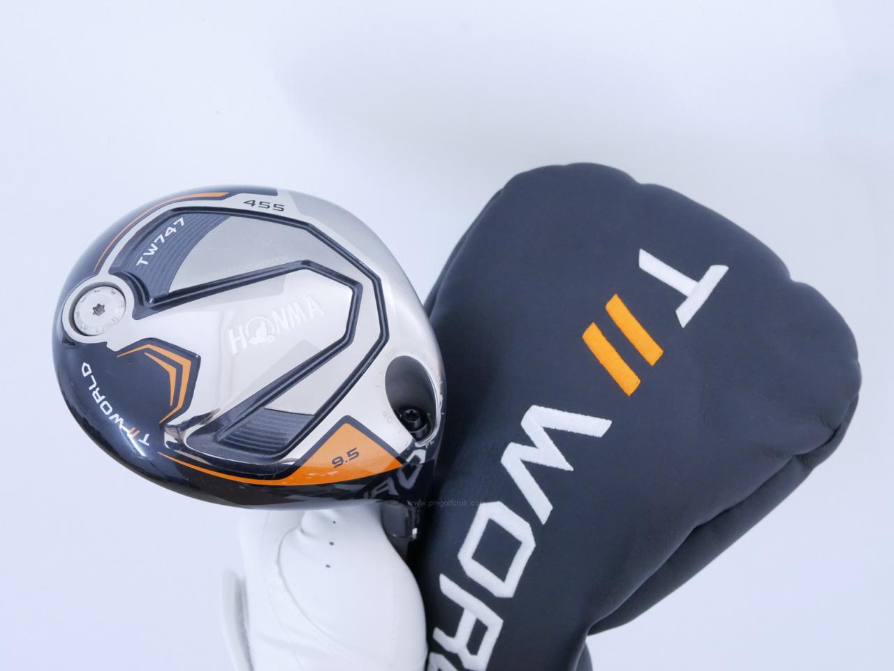 Driver : Honma : ไดรเวอร์ Honma Tour World TW747 455 (ออกปี 2019) Loft 9.5 ก้าน Honma Vizard EX-C55 Flex R