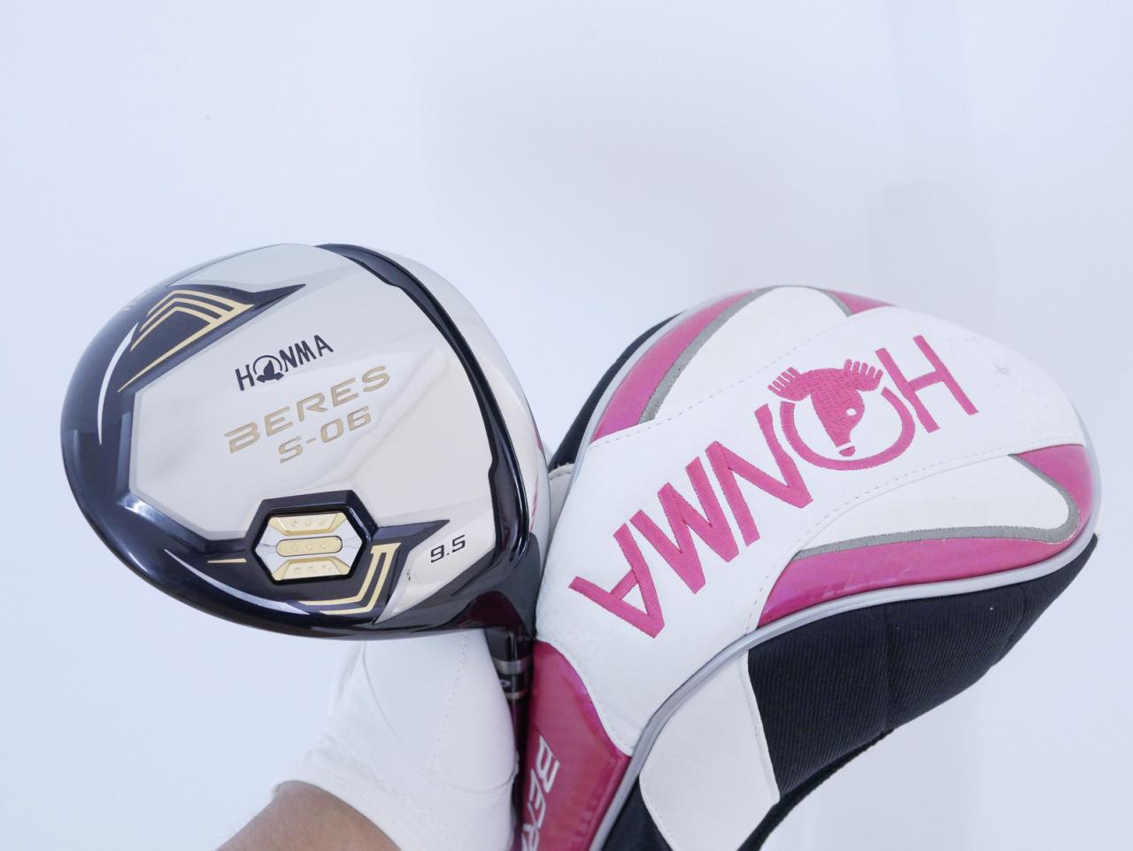 Driver : Honma : **ก้าน 3 ดาว** ไดรเวอร์ Honma Beres S-06 (รุ่นปี 2019) Loft 9.5 ก้าน ARMRQ X (47) Flex R (3 ดาว)