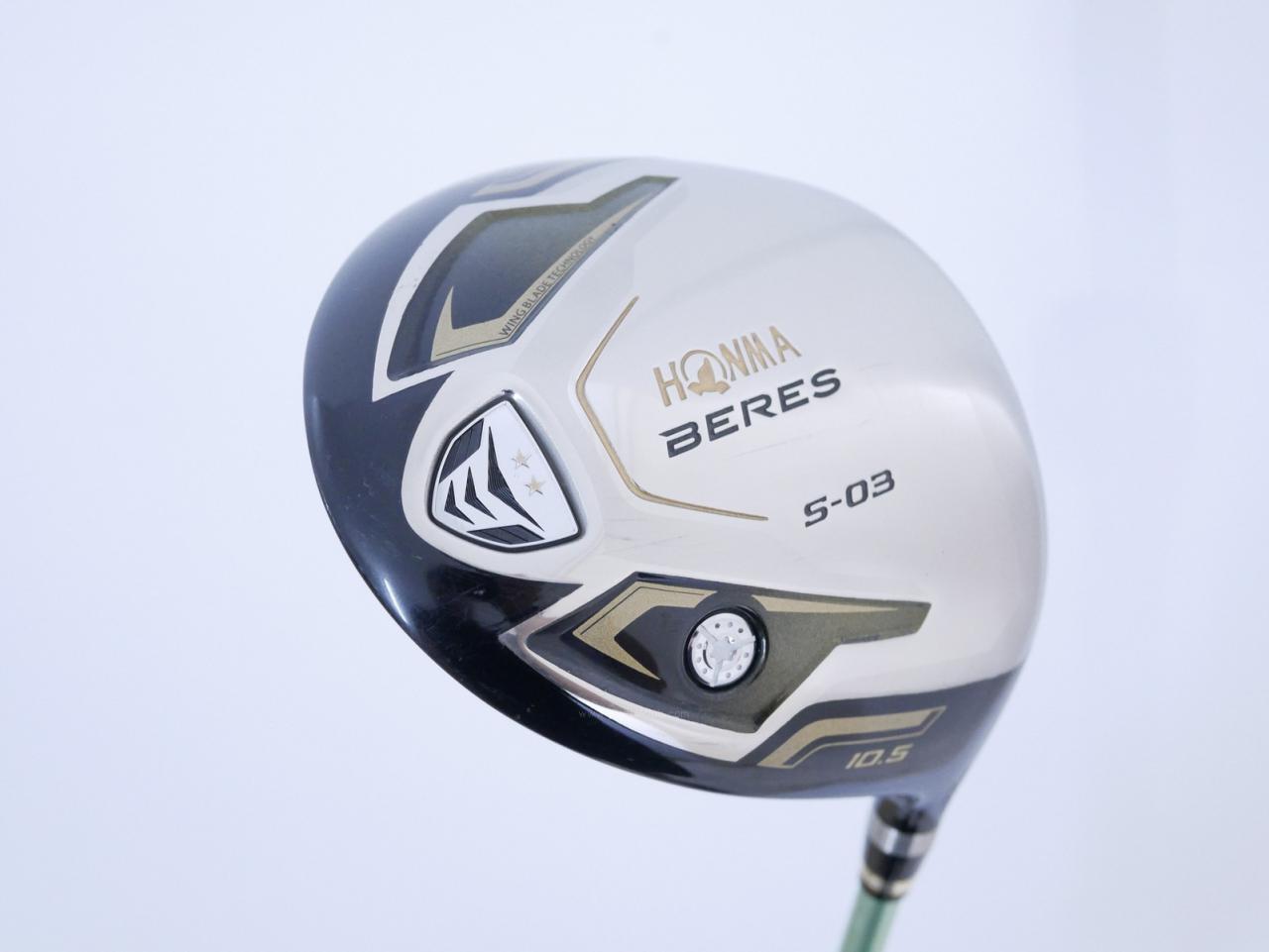 Driver : Honma : Honma Beres S-03 (ปี 2015) Loft 10.5 ก้าน ARMRQ 8 (45) Flex R (2 ดาว)