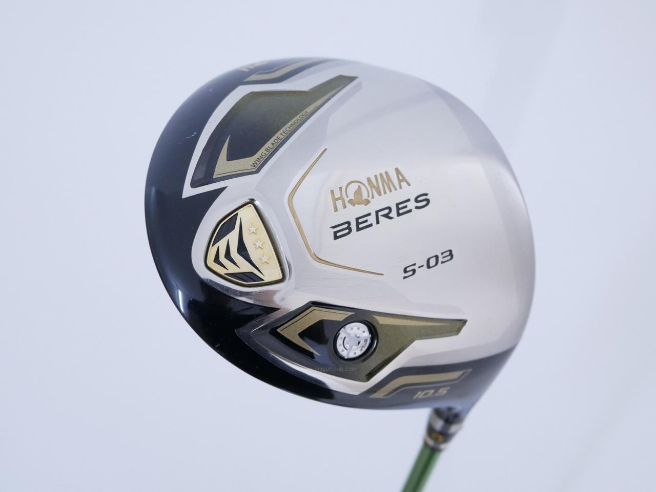 Driver : Honma : **ก้าน 3 ดาว** Honma Beres S-03 (ปี 2015) Loft 10.5 ก้าน ARMRQ 8 (45) Flex R (3 ดาว)